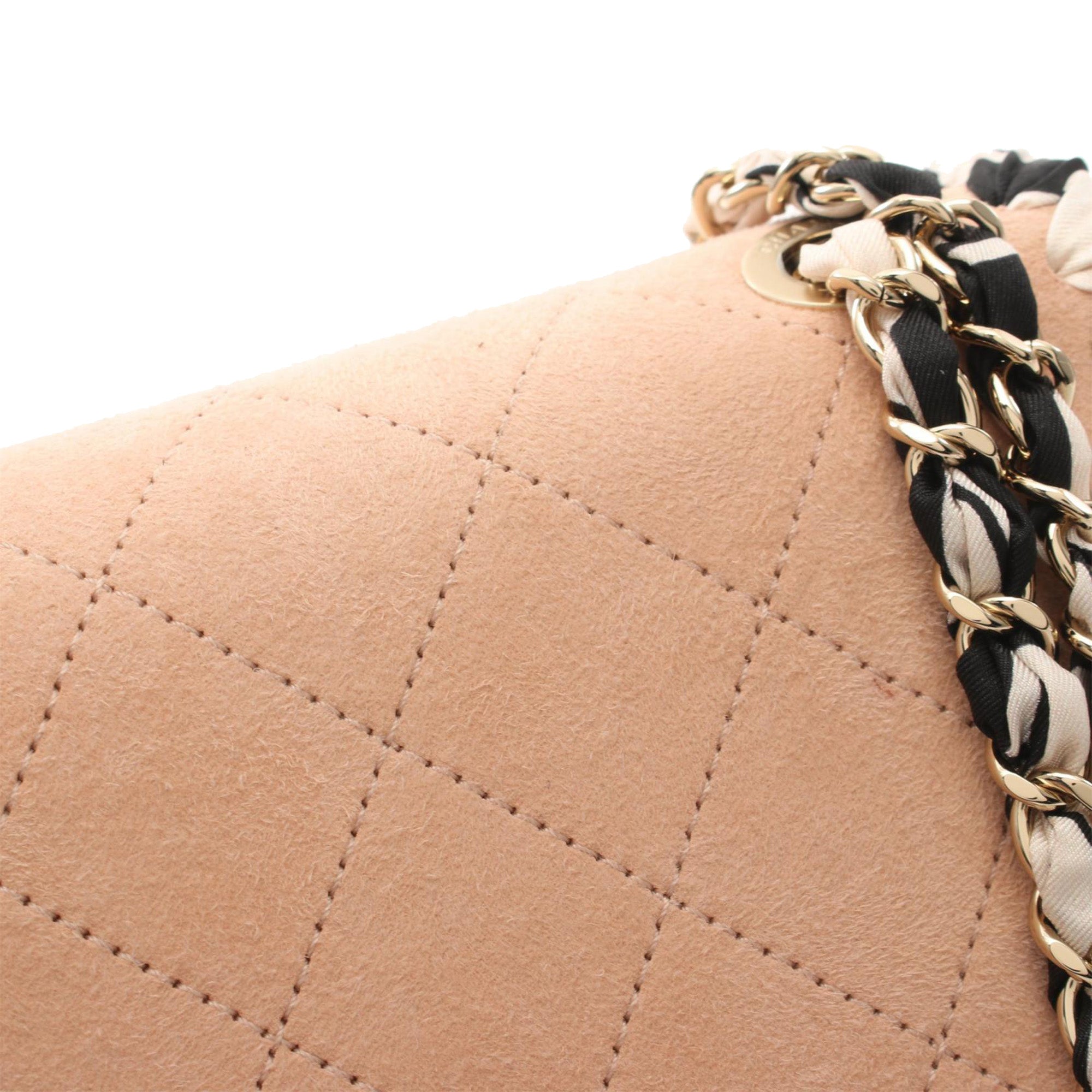 Chanel Quilted Suede My Own Frame Flap - image 11
