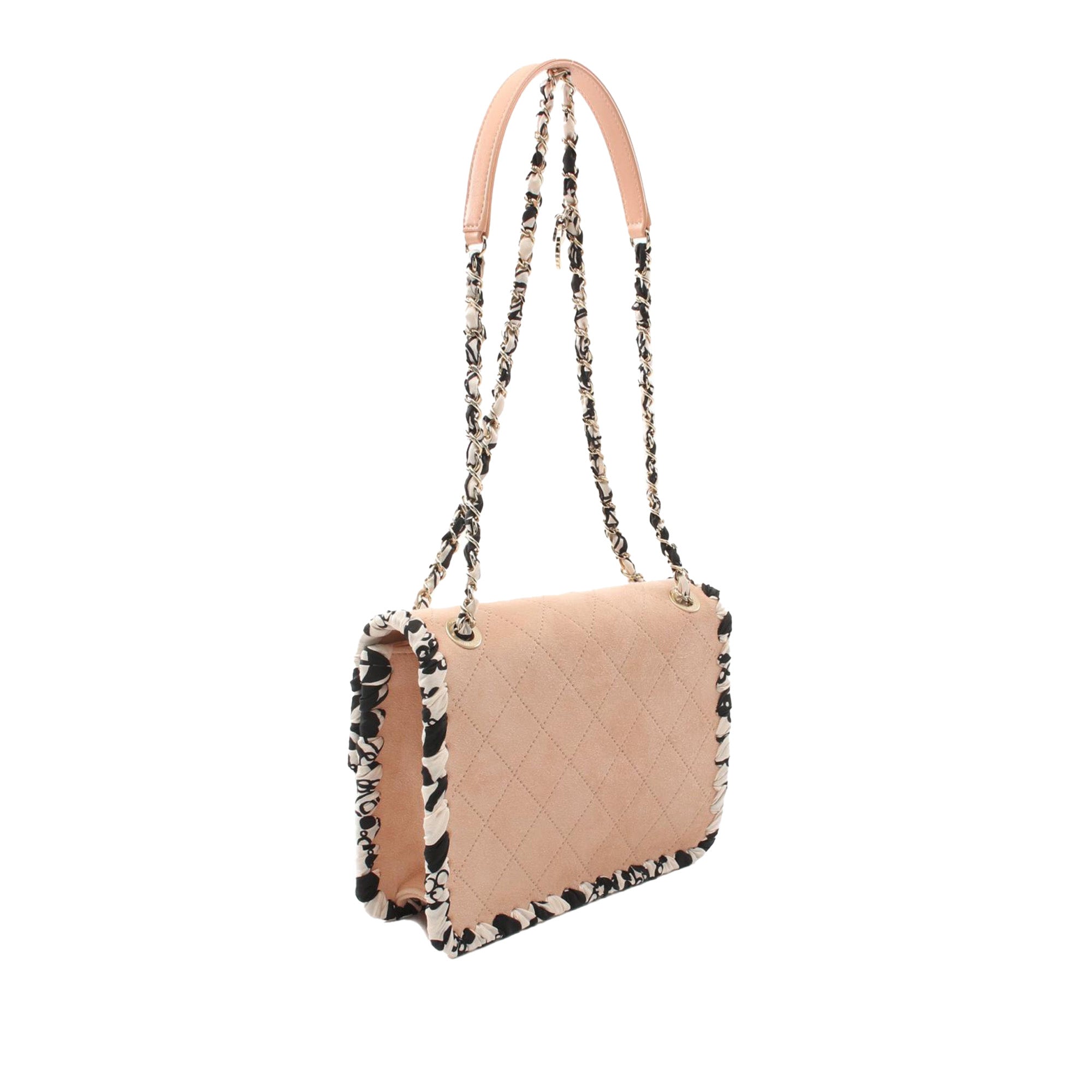 Chanel Quilted Suede My Own Frame Flap - image 2