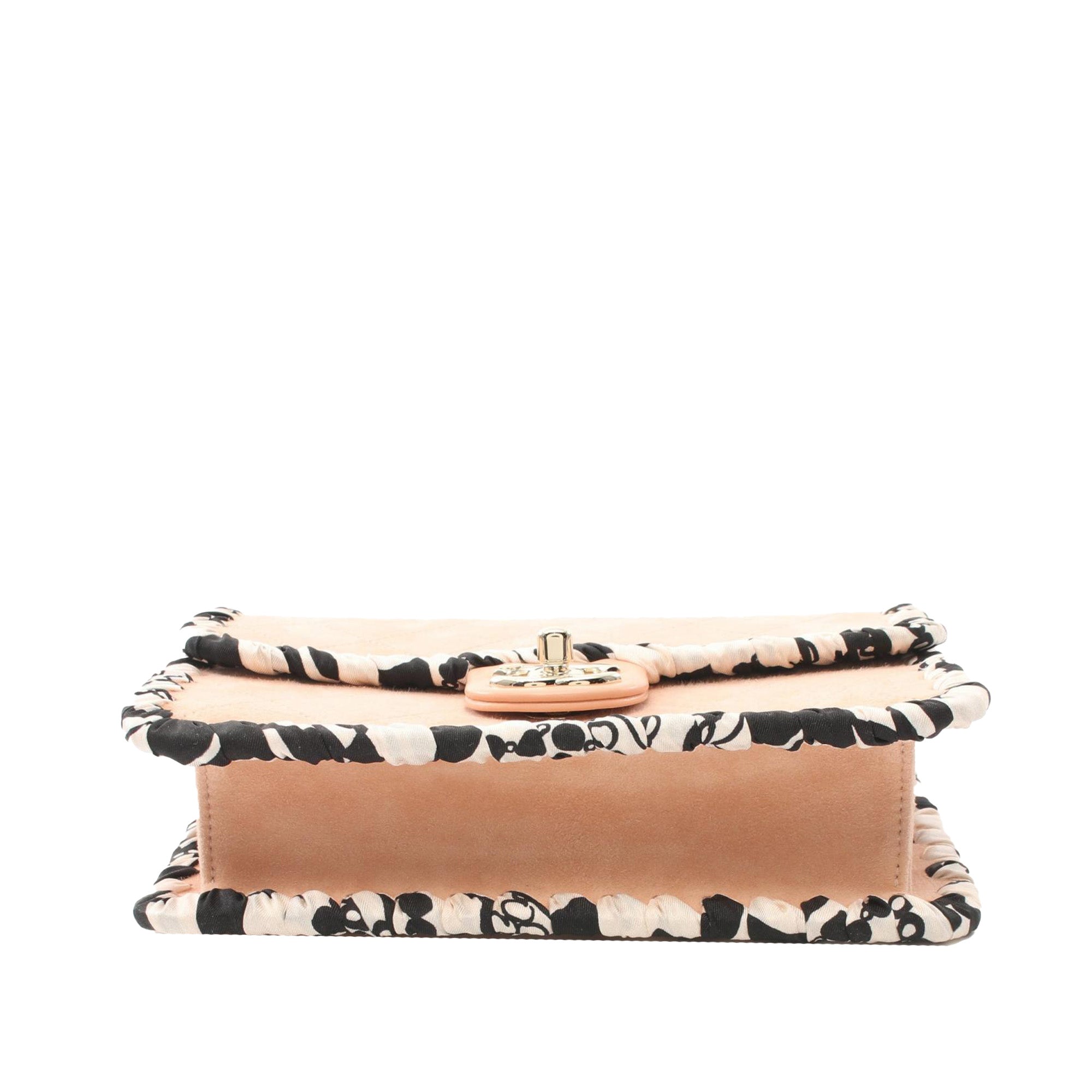 Chanel Quilted Suede My Own Frame Flap - image 3