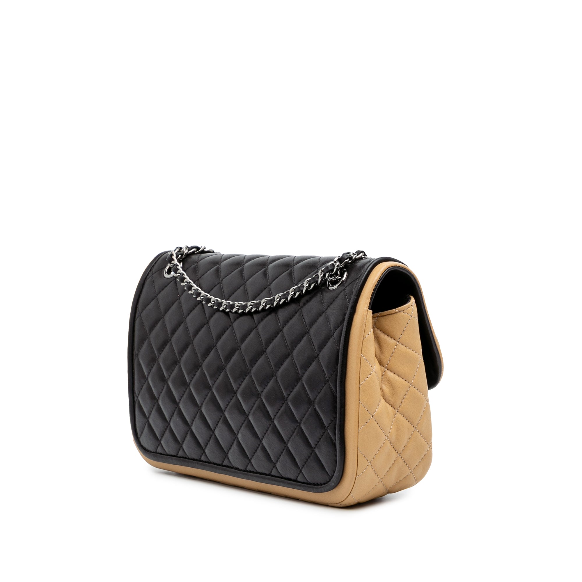 Chanel Medium Classic Bicolor Lambskin Twist Flap - image 2