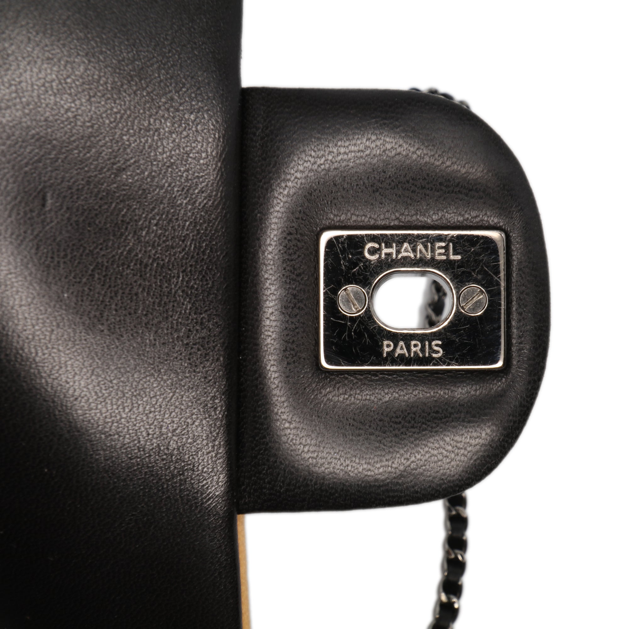 Chanel Medium Classic Bicolor Lambskin Twist Flap - image 9