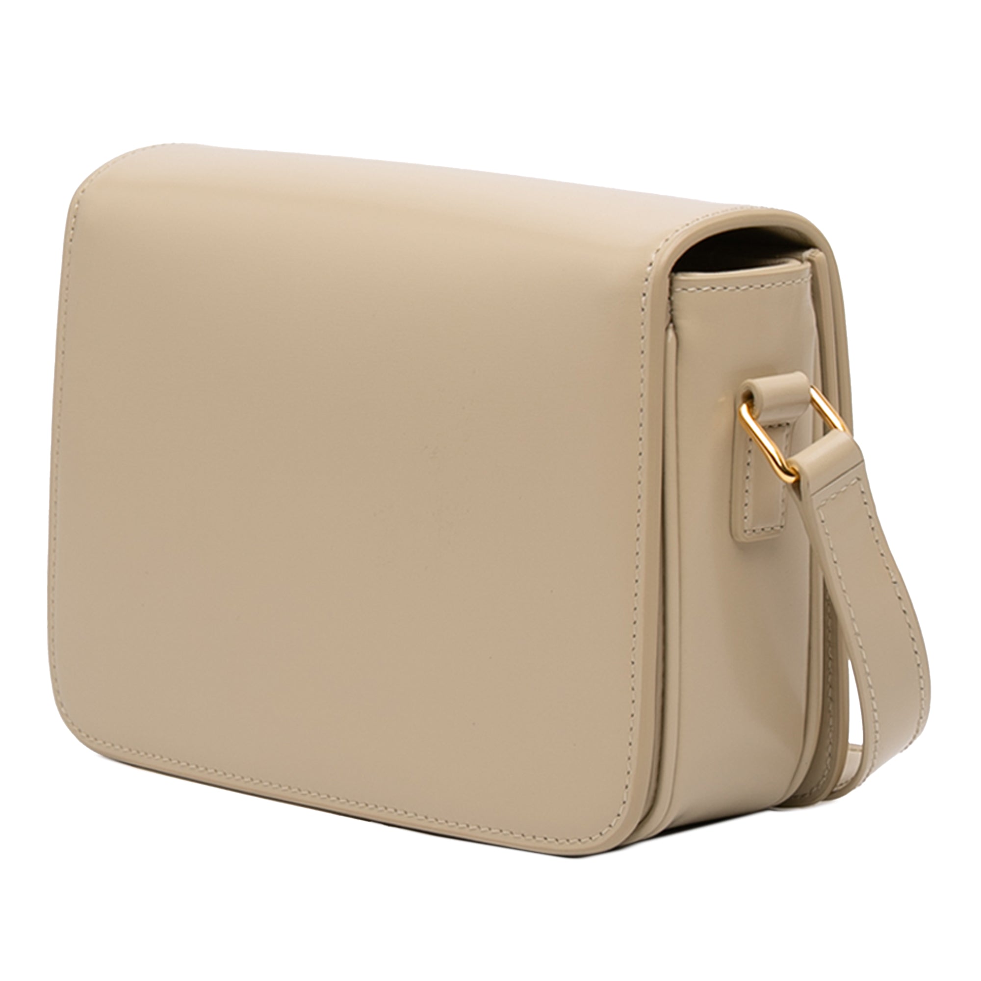 Celine Teen Shiny Calfskin Triomphe Crossbody - image 2