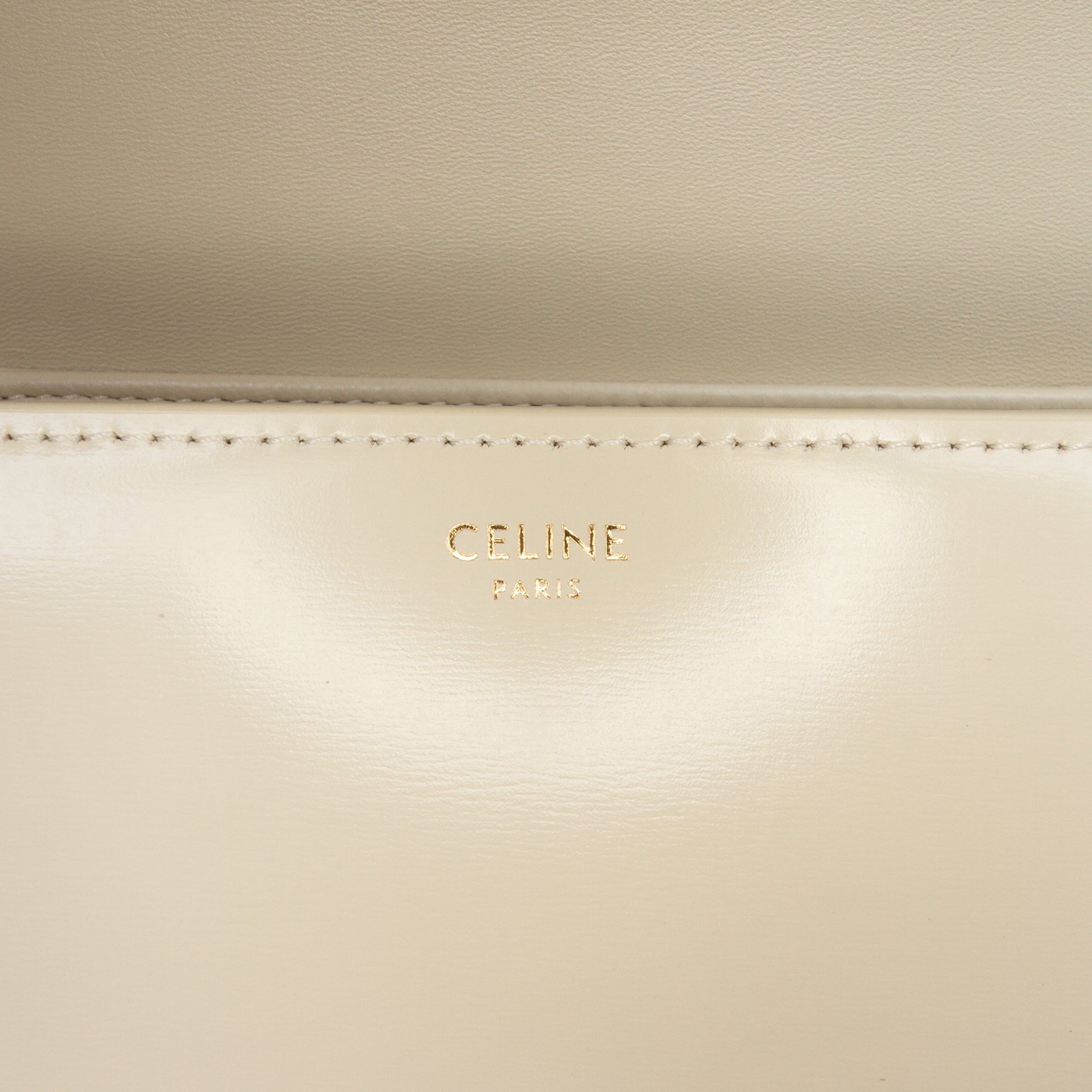 Celine Teen Shiny Calfskin Triomphe Crossbody - image 5