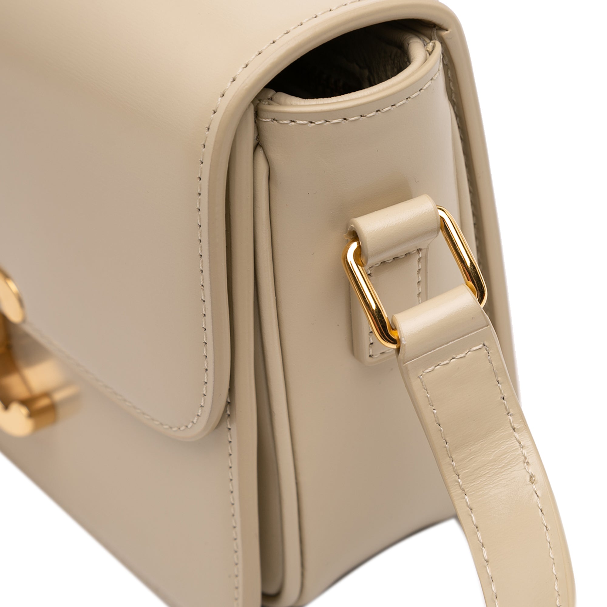 Celine Teen Shiny Calfskin Triomphe Crossbody - image 7