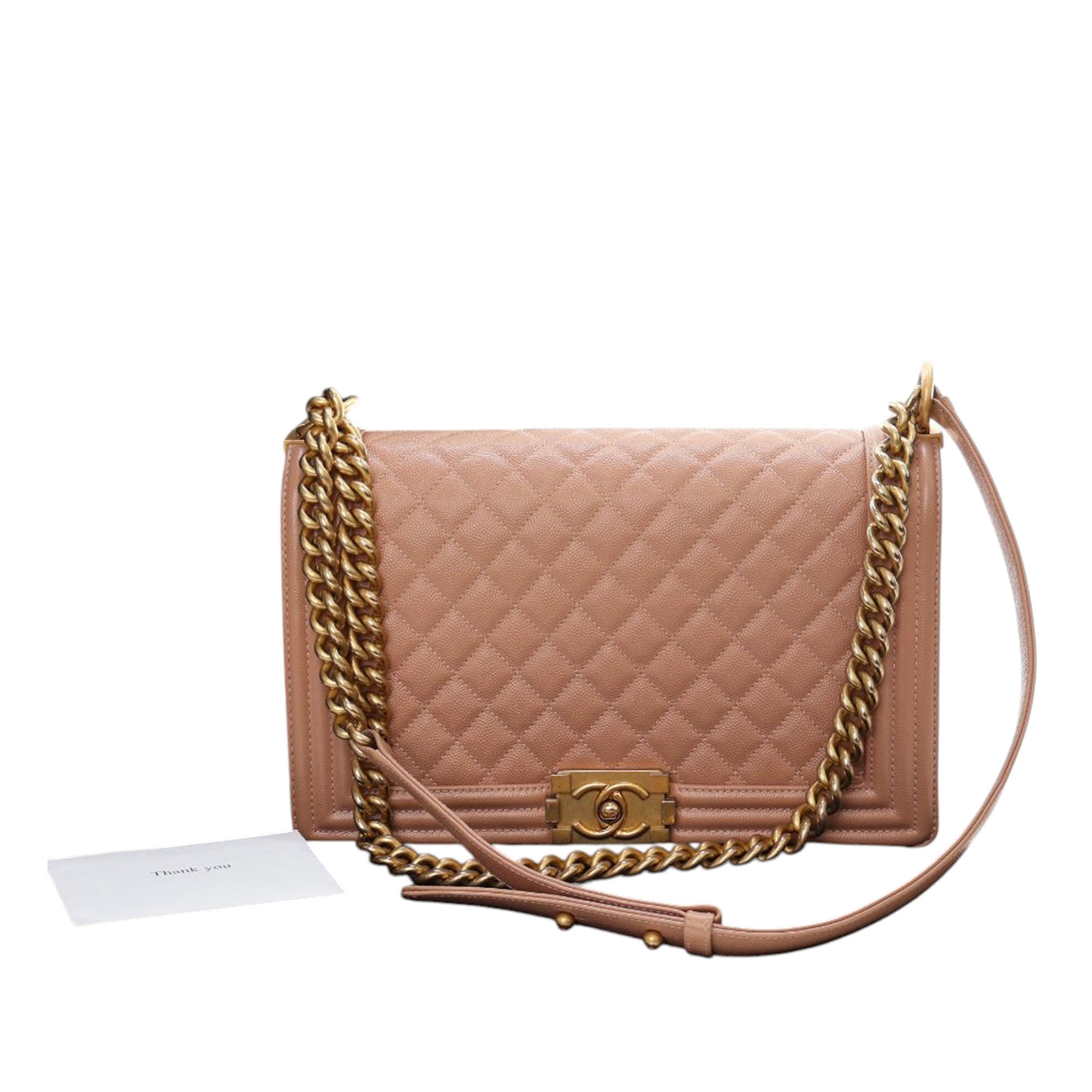 Chanel Medium Quilted Caviar Boy Flap - image 14