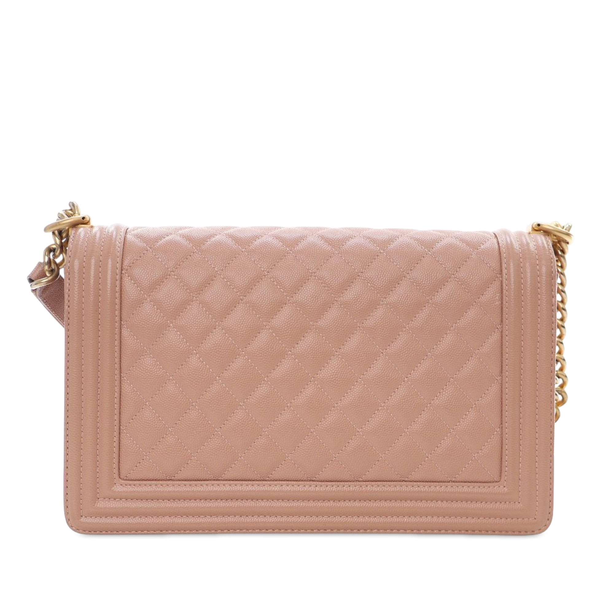 Chanel Medium Quilted Caviar Boy Flap - image 3