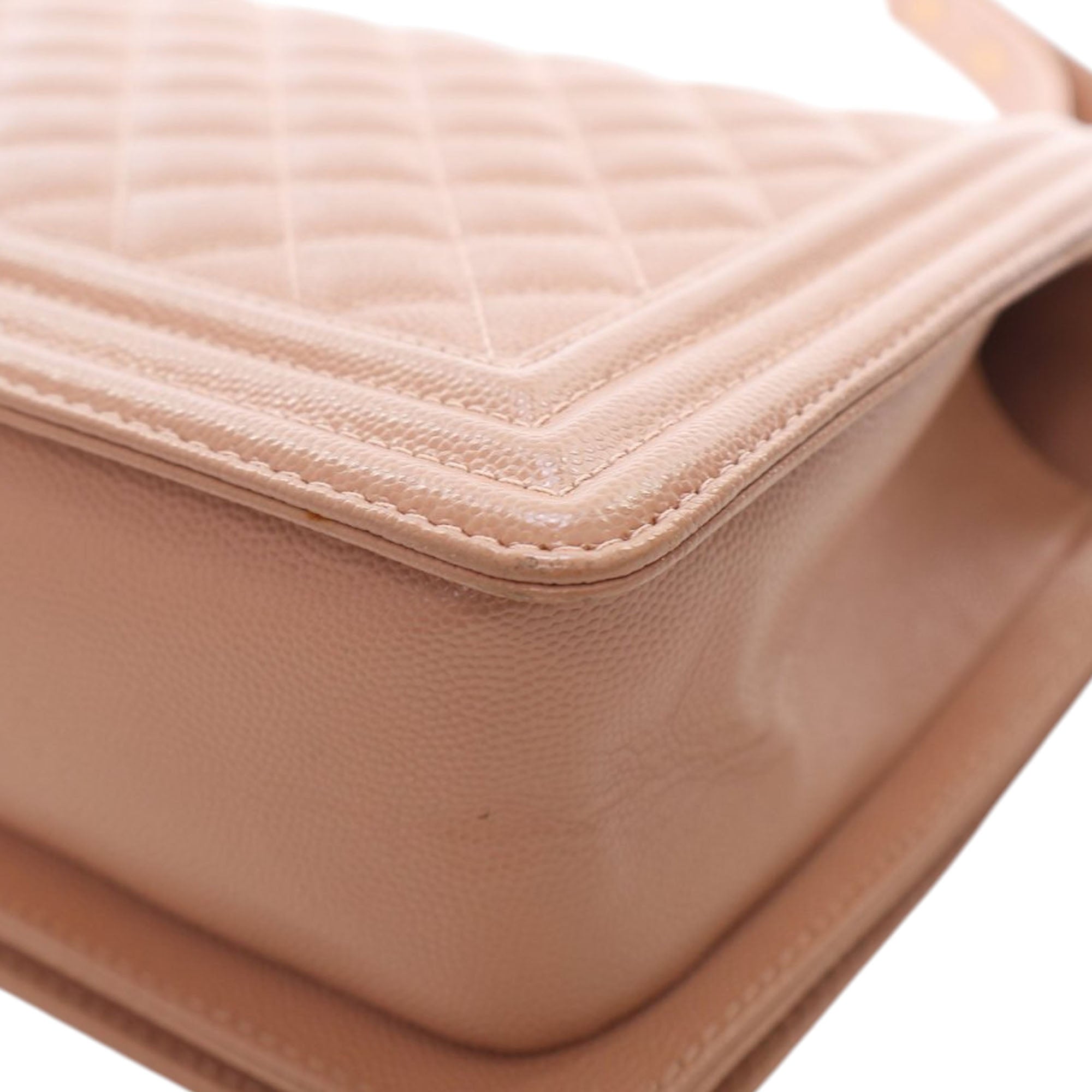 Chanel Medium Quilted Caviar Boy Flap - image 9