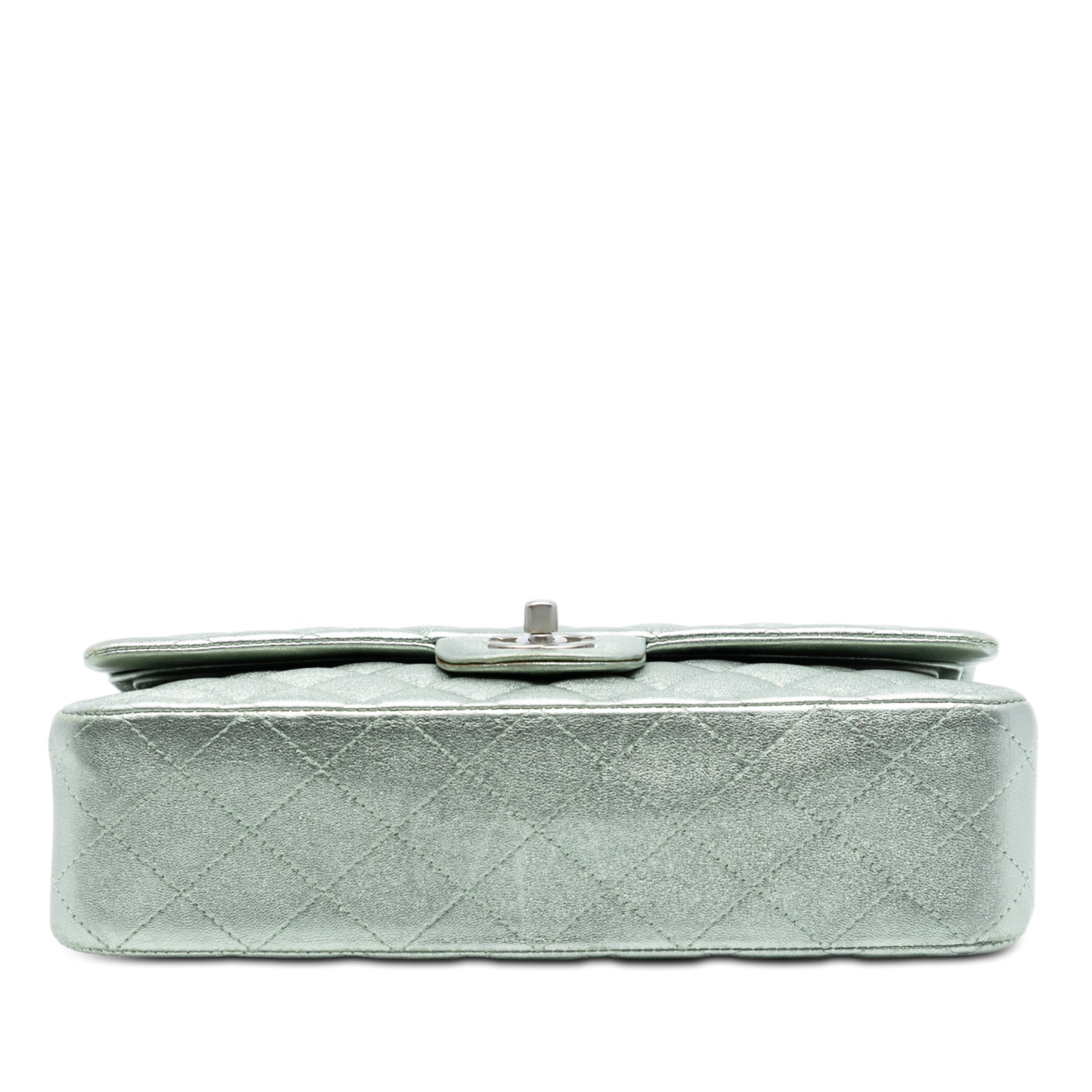Chanel Medium Classic Metallic Lambskin Double Flap - image 3