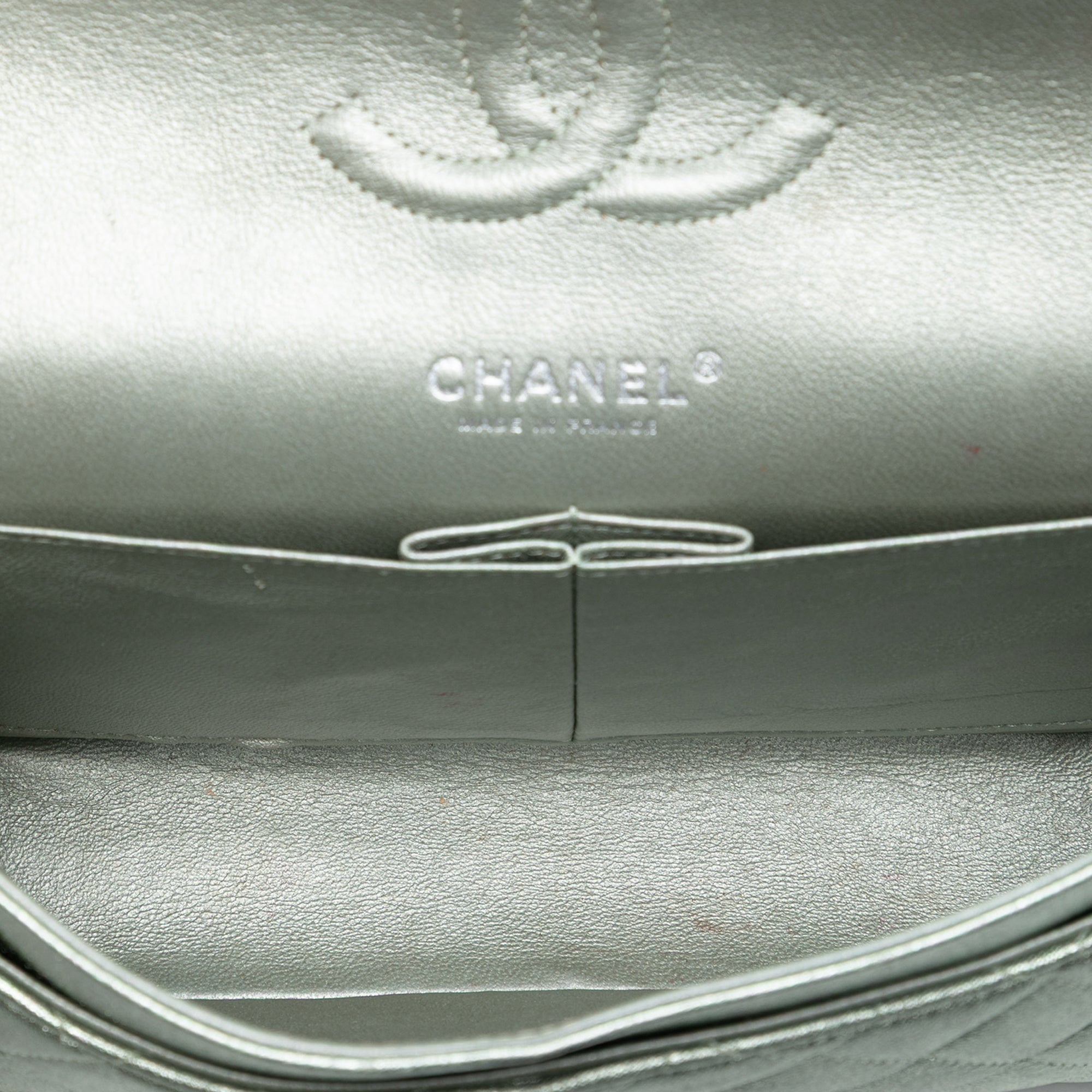 Chanel Medium Classic Metallic Lambskin Double Flap - image 4