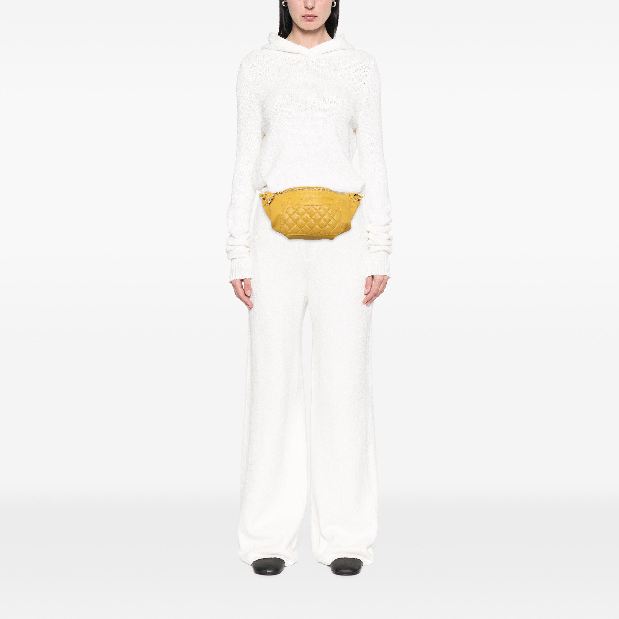Chanel Quilted Lambskin Classic Bi Waist Bag - image 6