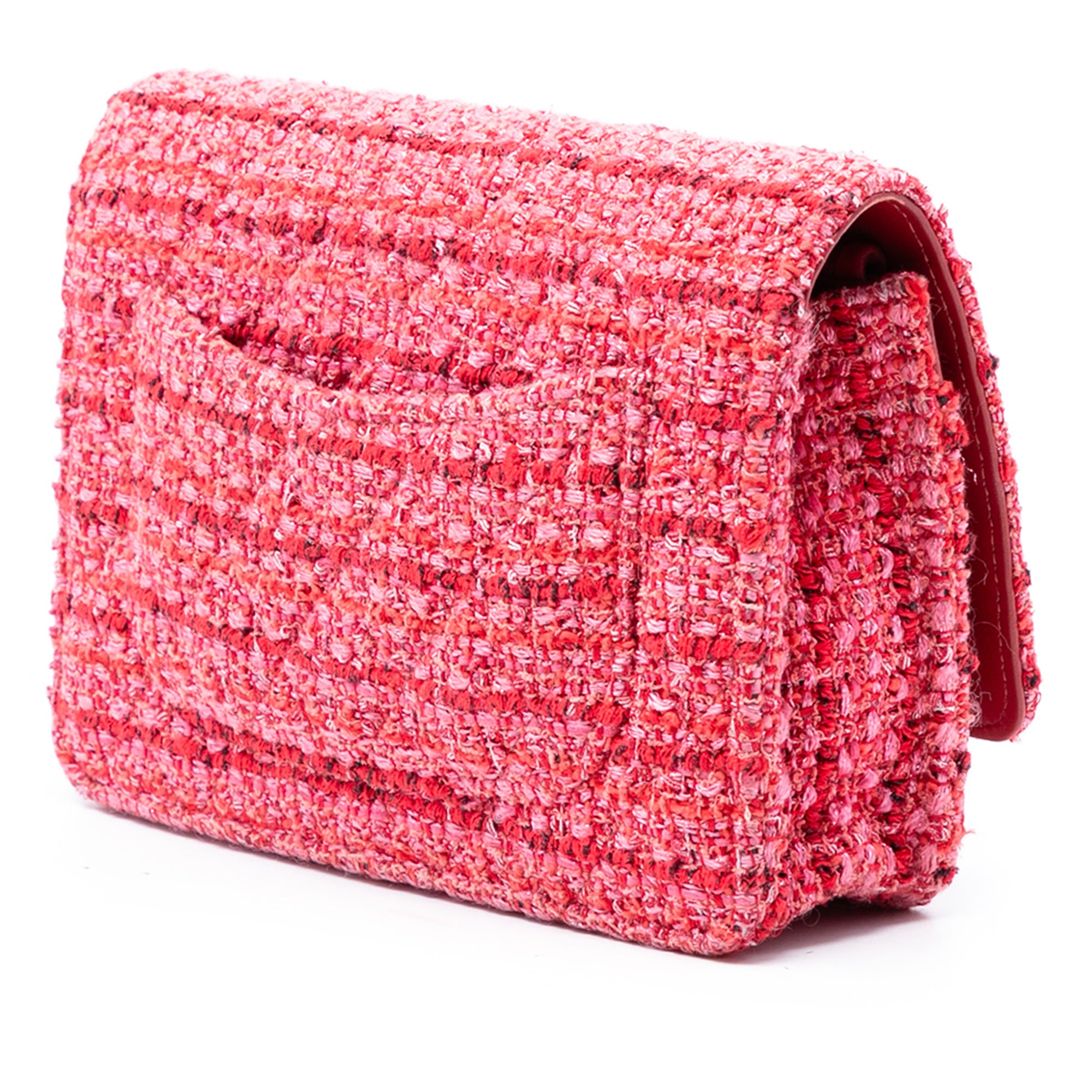 Chanel Quilted Tweed Reissue 2.55 Wallet On Chain - image 2
