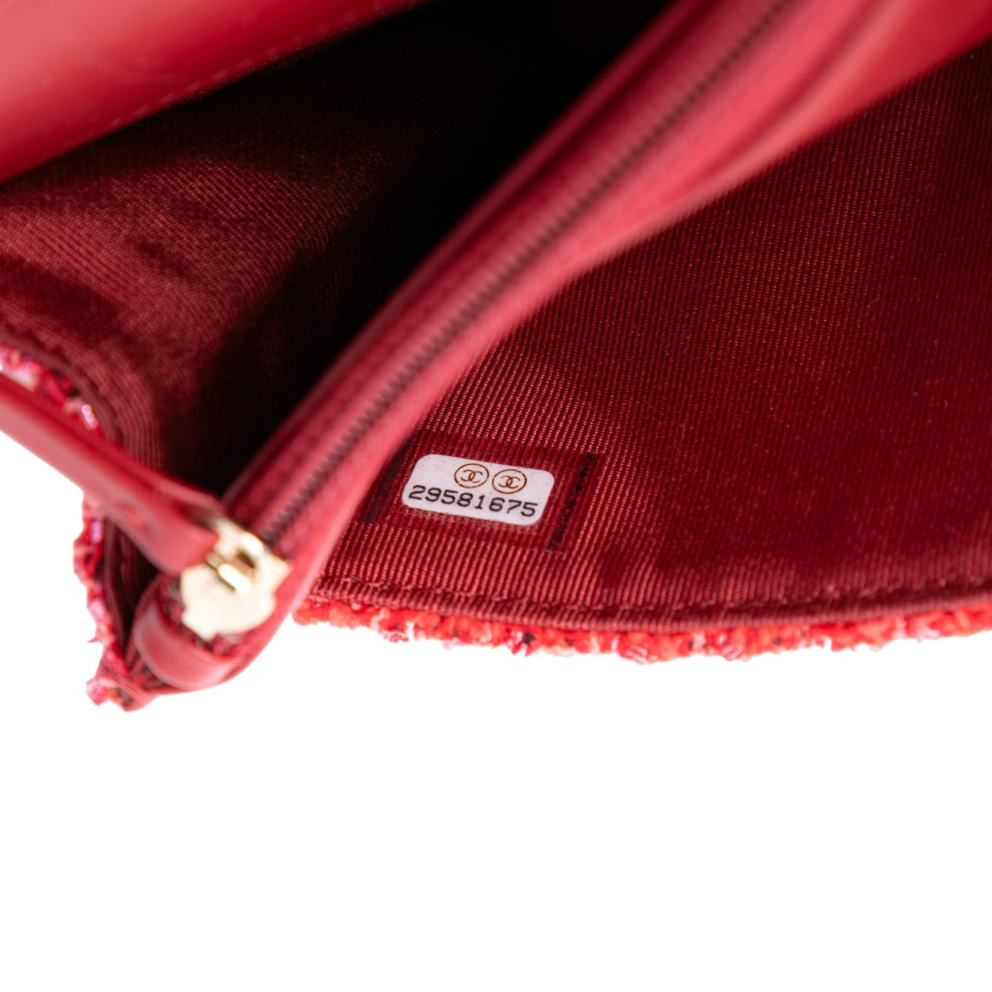 Chanel Quilted Tweed Reissue 2.55 Wallet On Chain - image 6