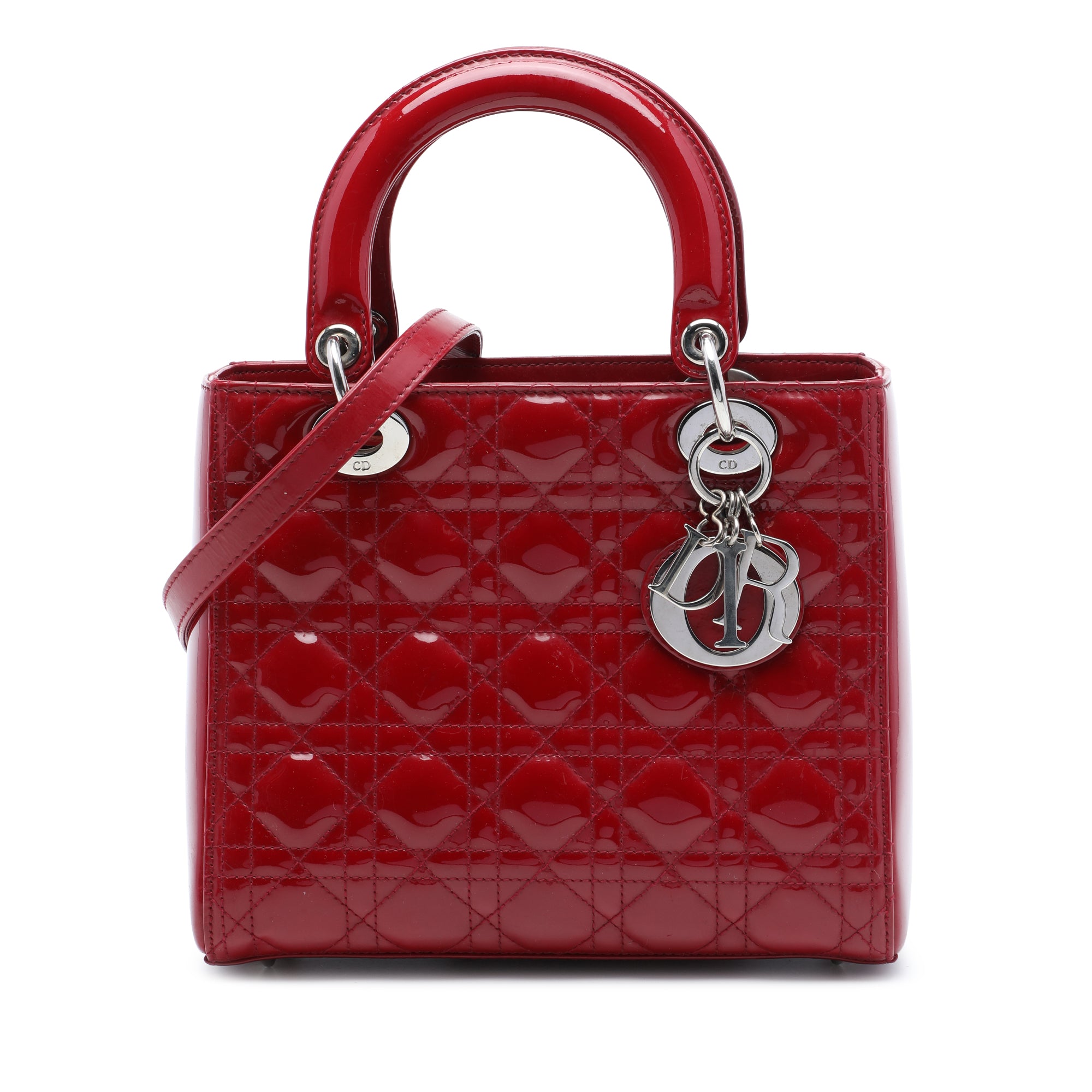Dior Medium Patent Cannage Lady Dior - image 1
