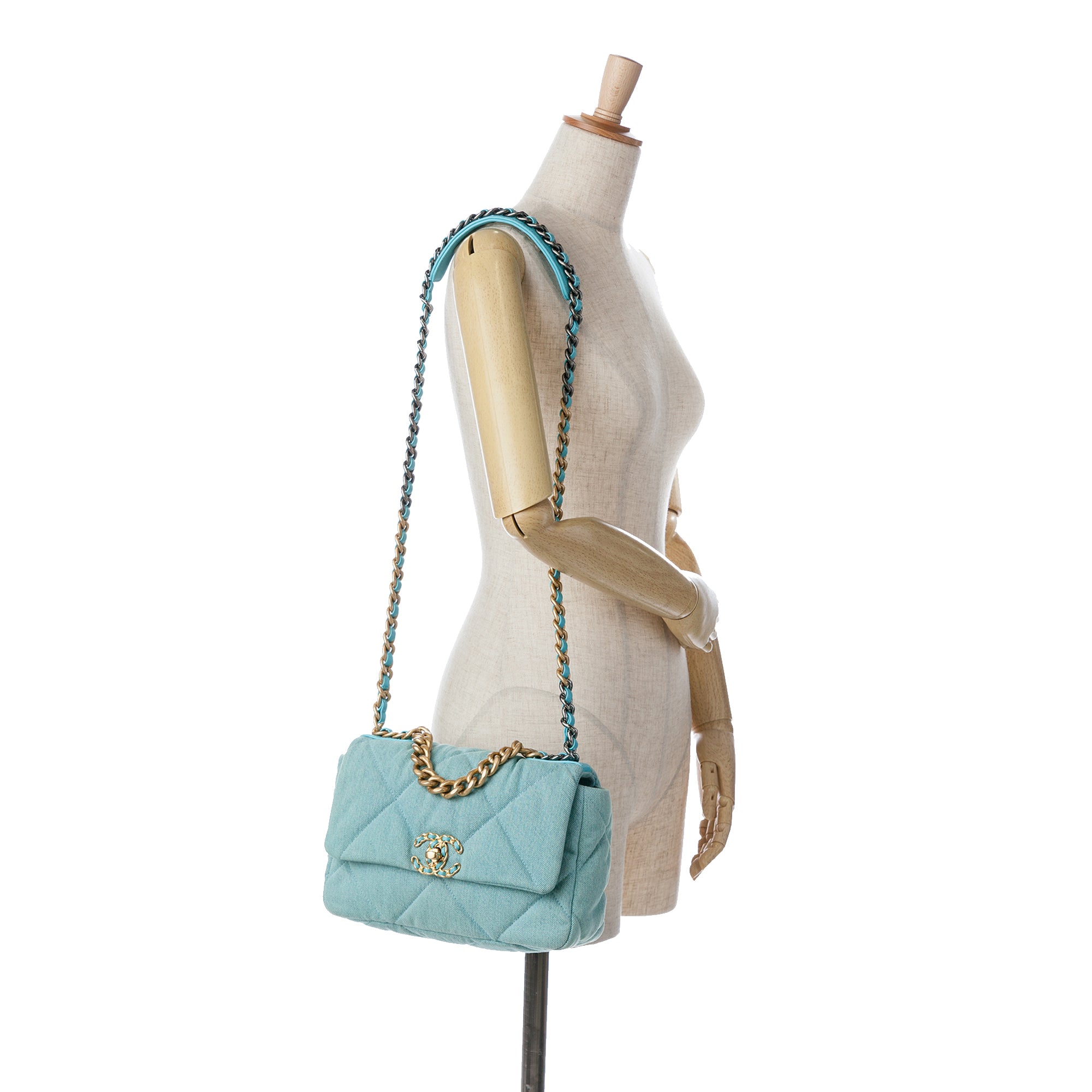 Chanel Medium Denim 19 Flap - image 8