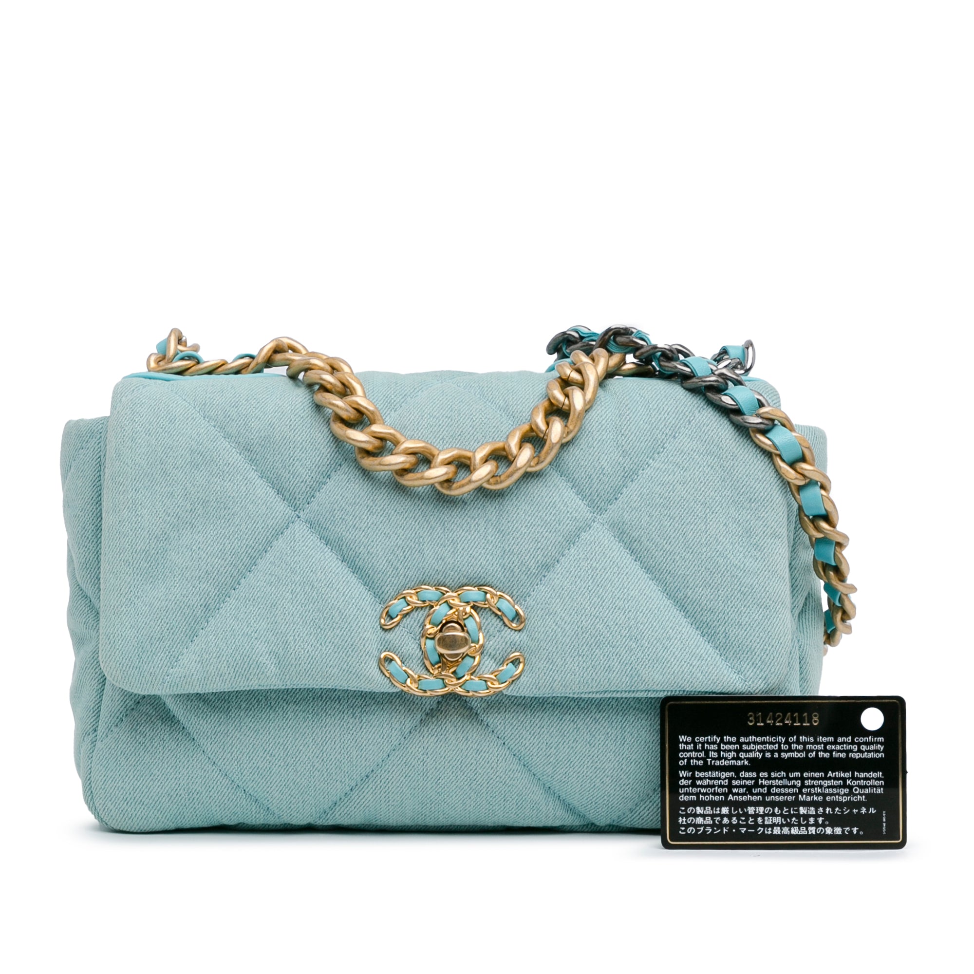 Chanel Medium Denim 19 Flap - image 9