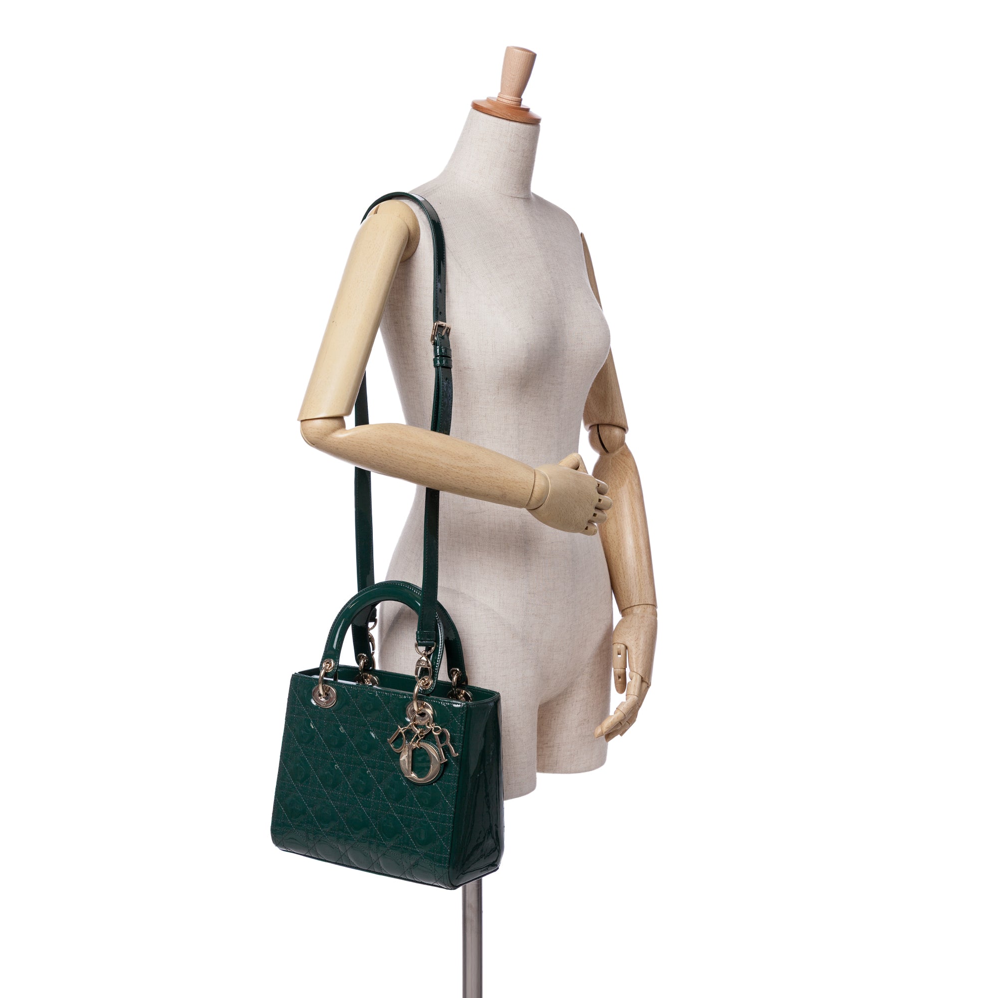 Dior Medium Patent Cannage Lady Dior - image 8