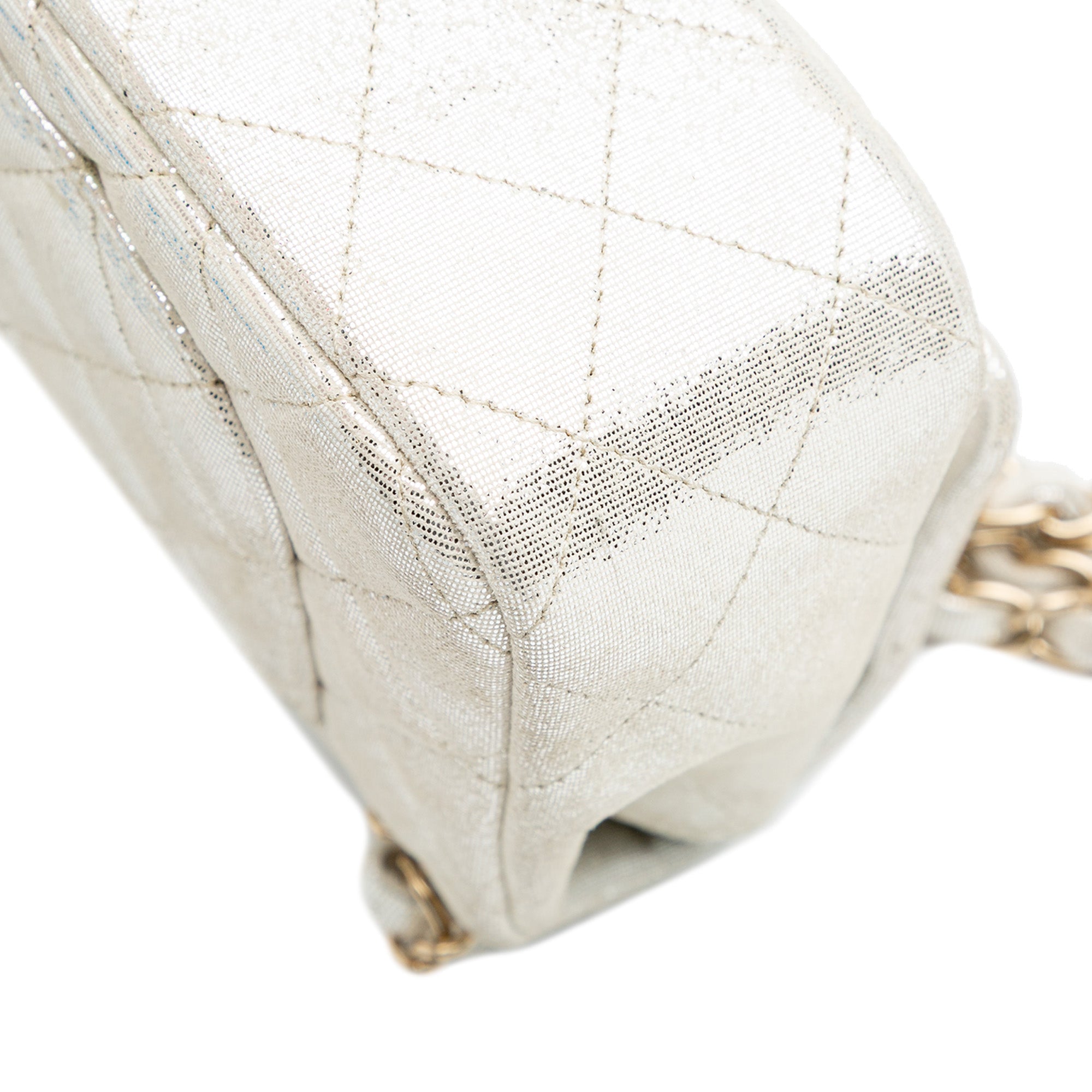 Chanel Mini Rectangular Classic Iridescent Calfskin Single Flap - image 10