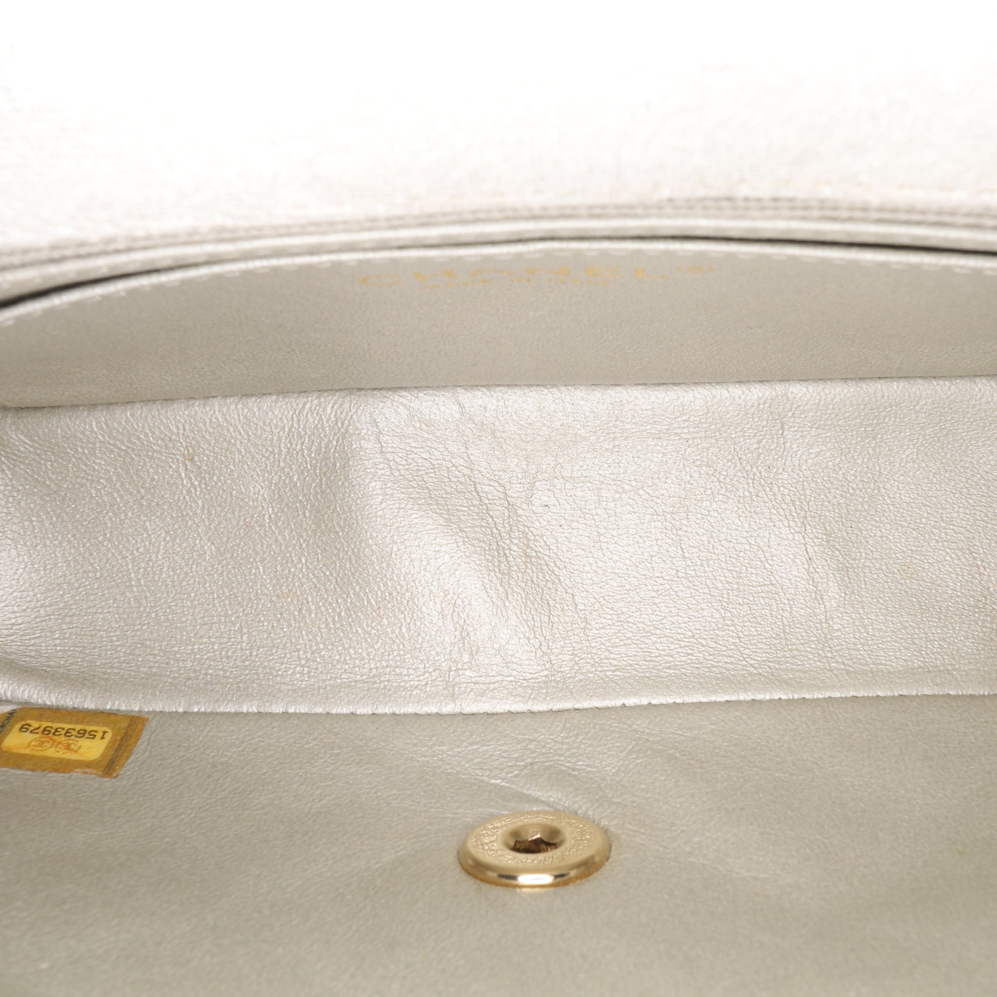 Chanel Mini Rectangular Classic Iridescent Calfskin Single Flap - image 4