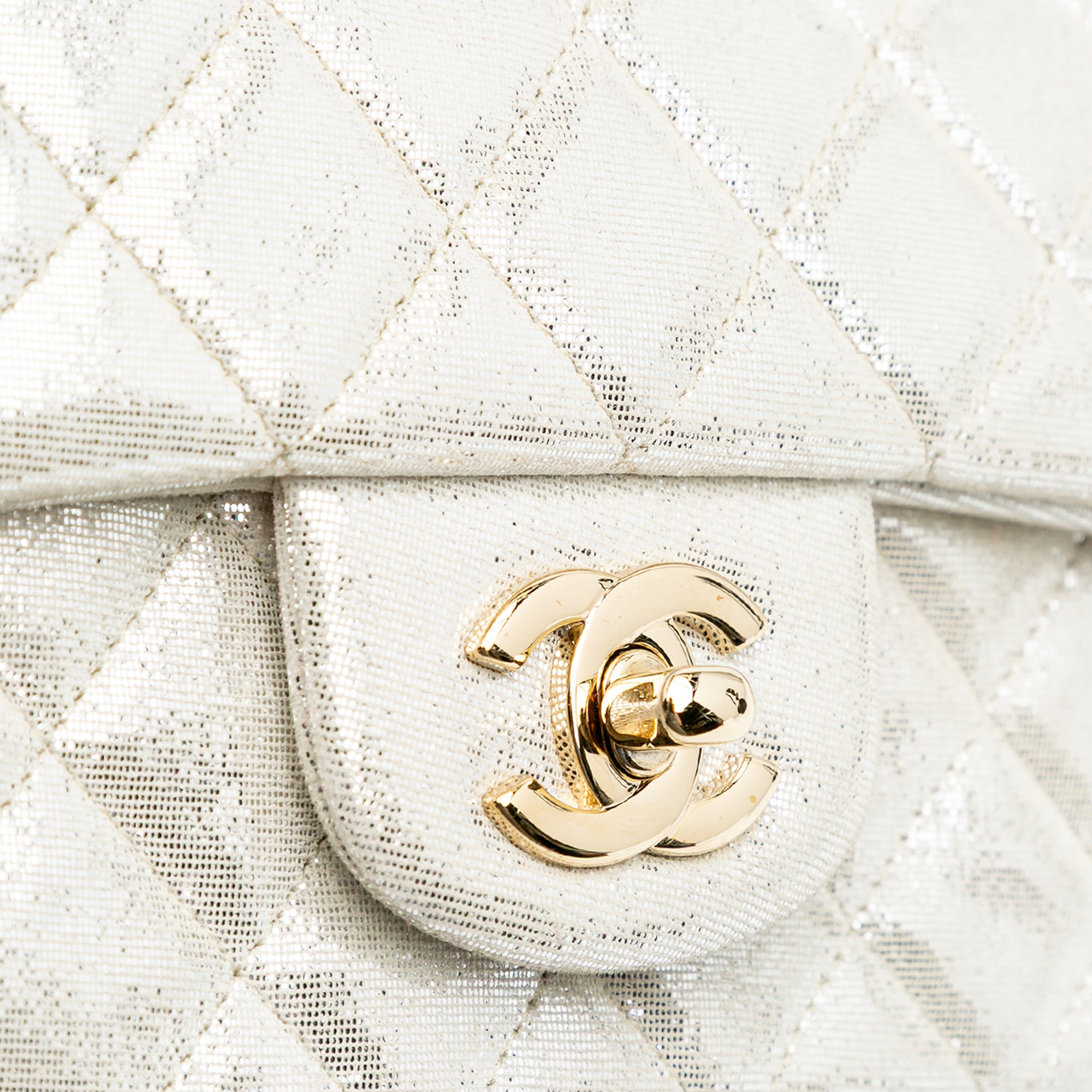 Chanel Mini Rectangular Classic Iridescent Calfskin Single Flap - image 8