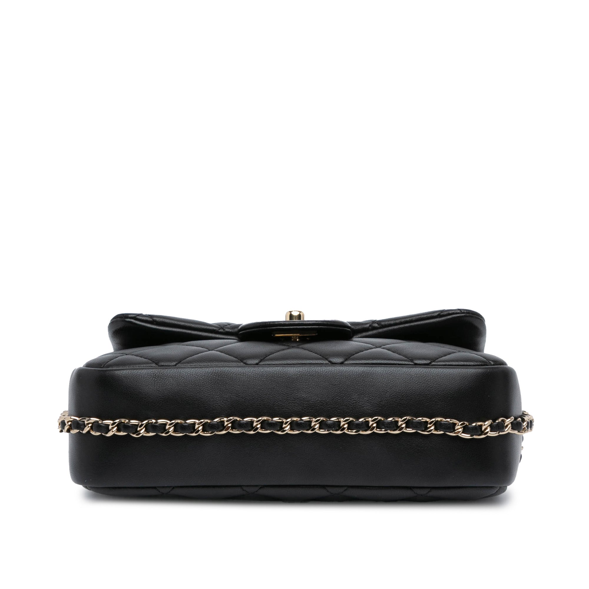 Chanel Quilted Lambskin My Precious Pearls Chain Flap - image 3
