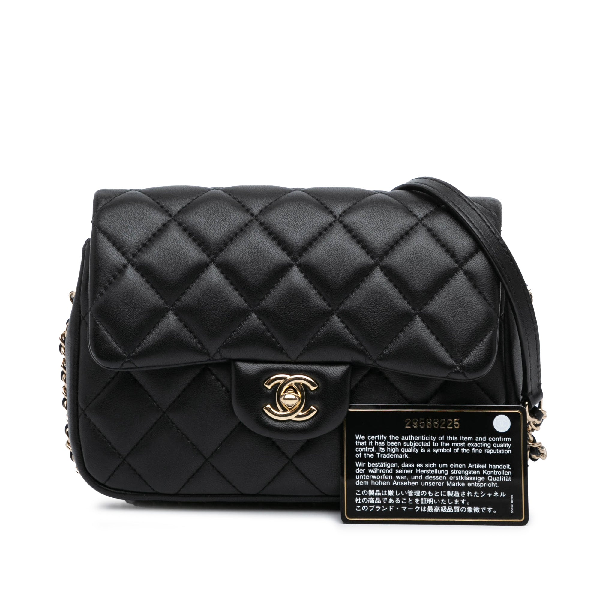 Chanel Quilted Lambskin My Precious Pearls Chain Flap - image 9
