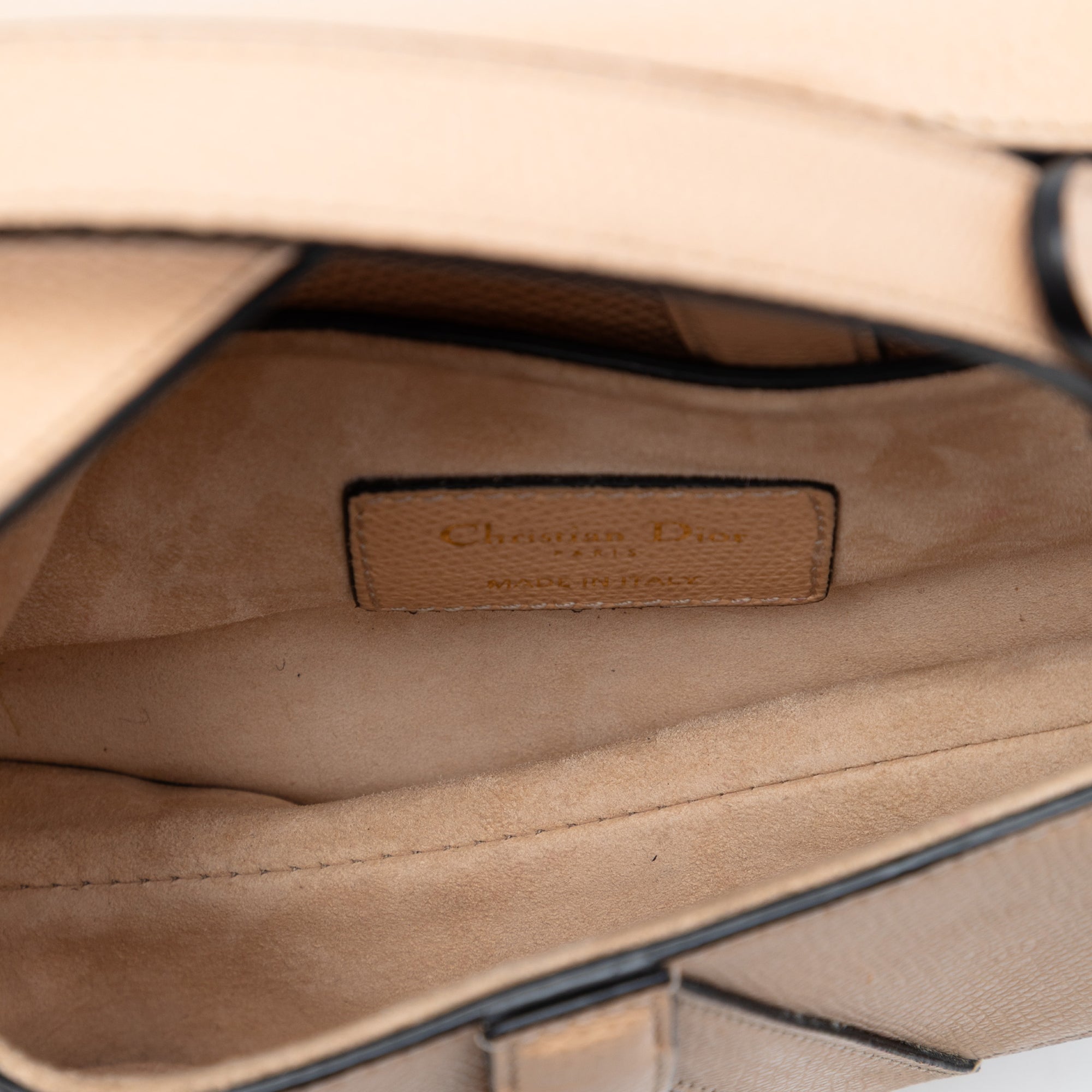 Dior Mini Grained Calfskin Saddle Bag - image 6