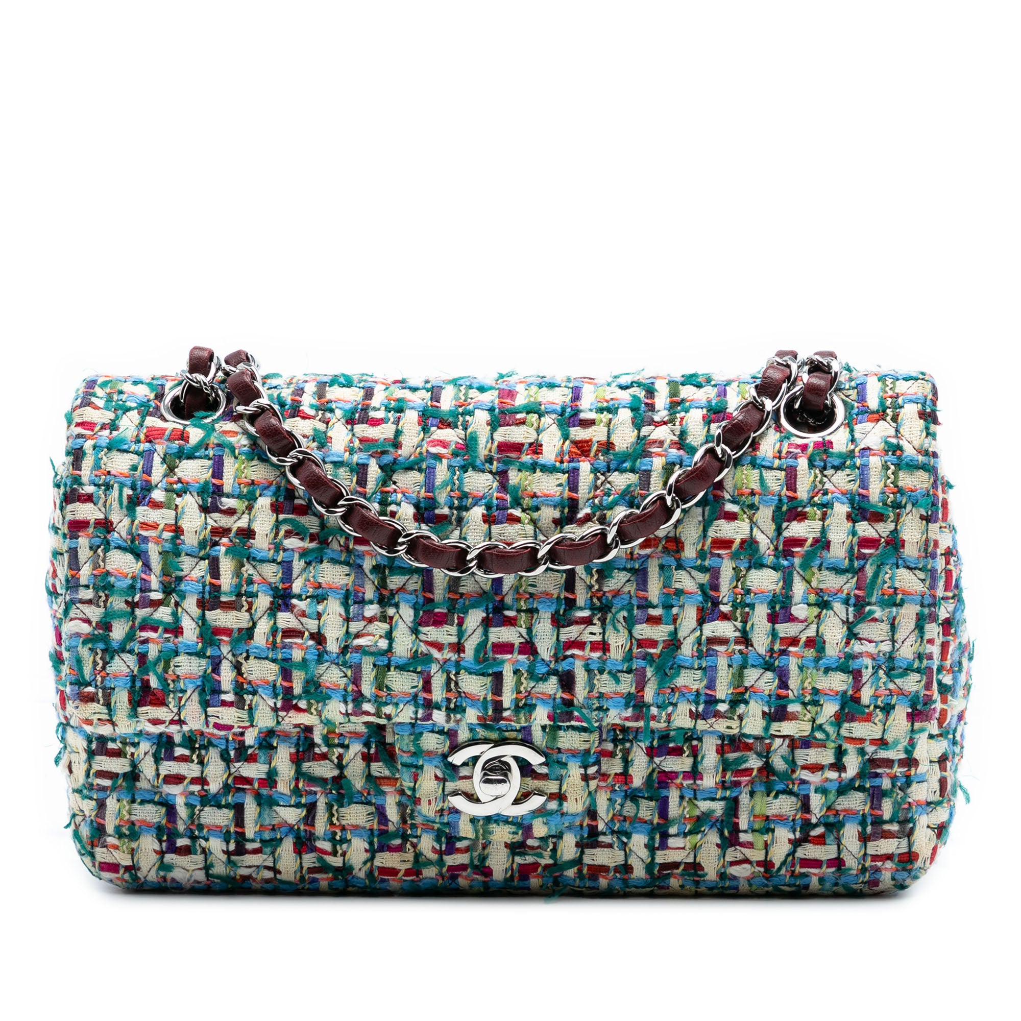 Chanel Medium Classic Tweed Double Flap - image 1