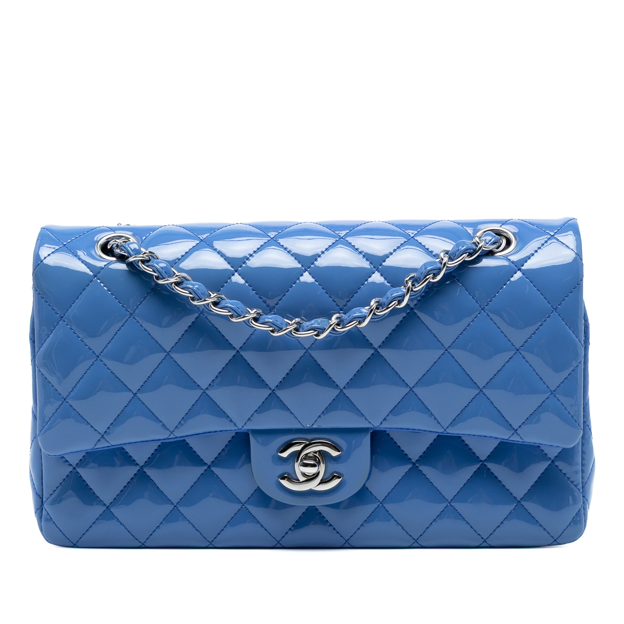 Chanel Medium Classic Patent Double Flap - image 1