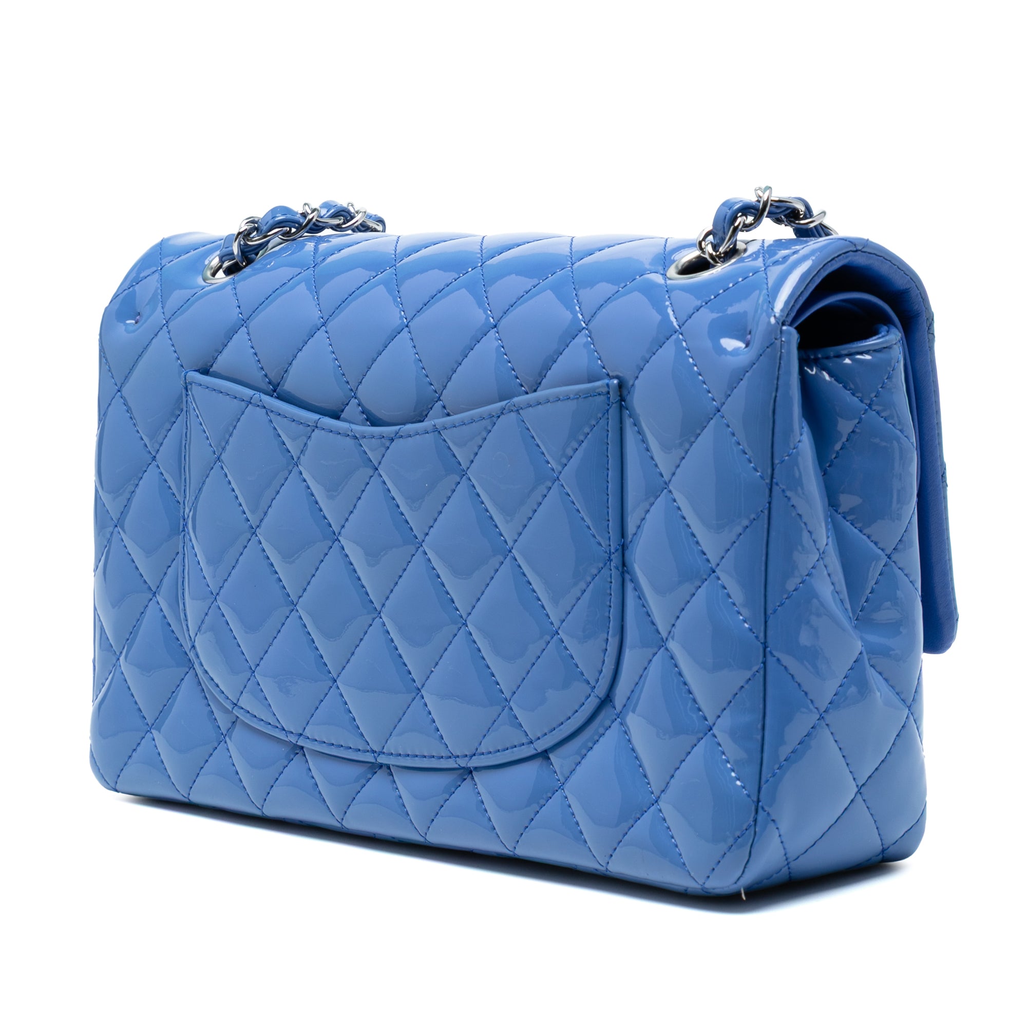 Chanel Medium Classic Patent Double Flap - image 2