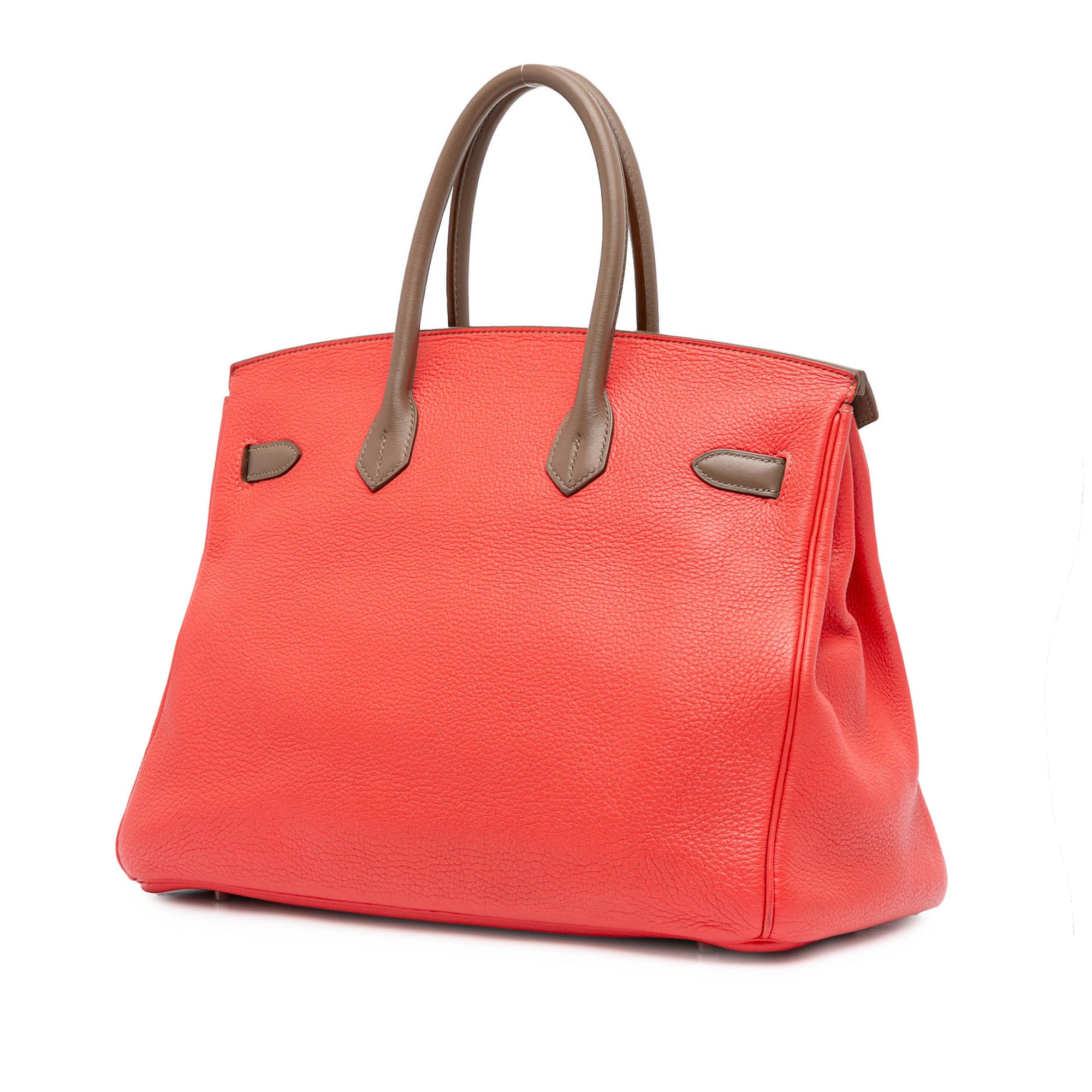 Hermès Tricolor Clemence and Swift Birkin Cascade Retourne 35 - image 2