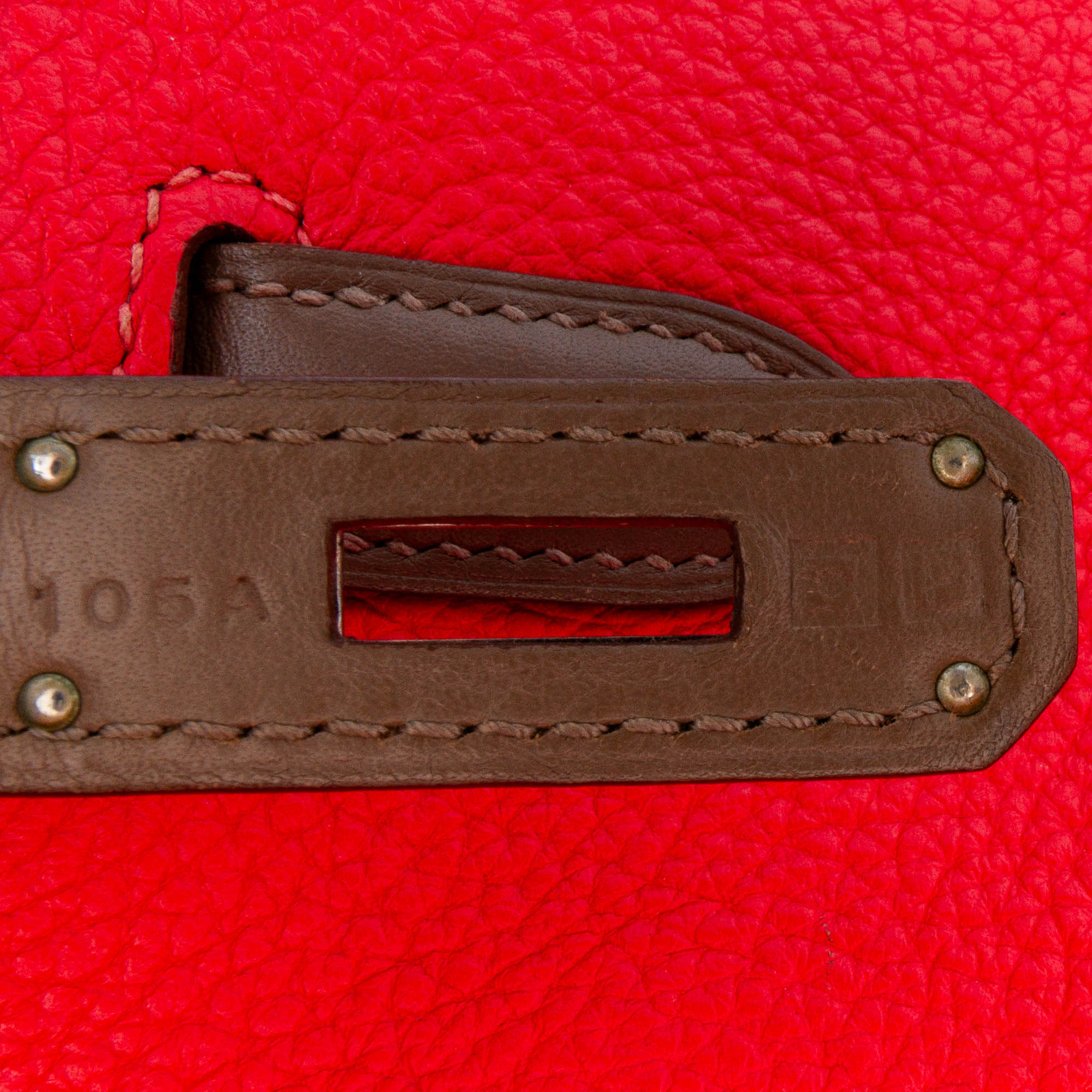 Hermès Tricolor Clemence and Swift Birkin Cascade Retourne 35 - image 7