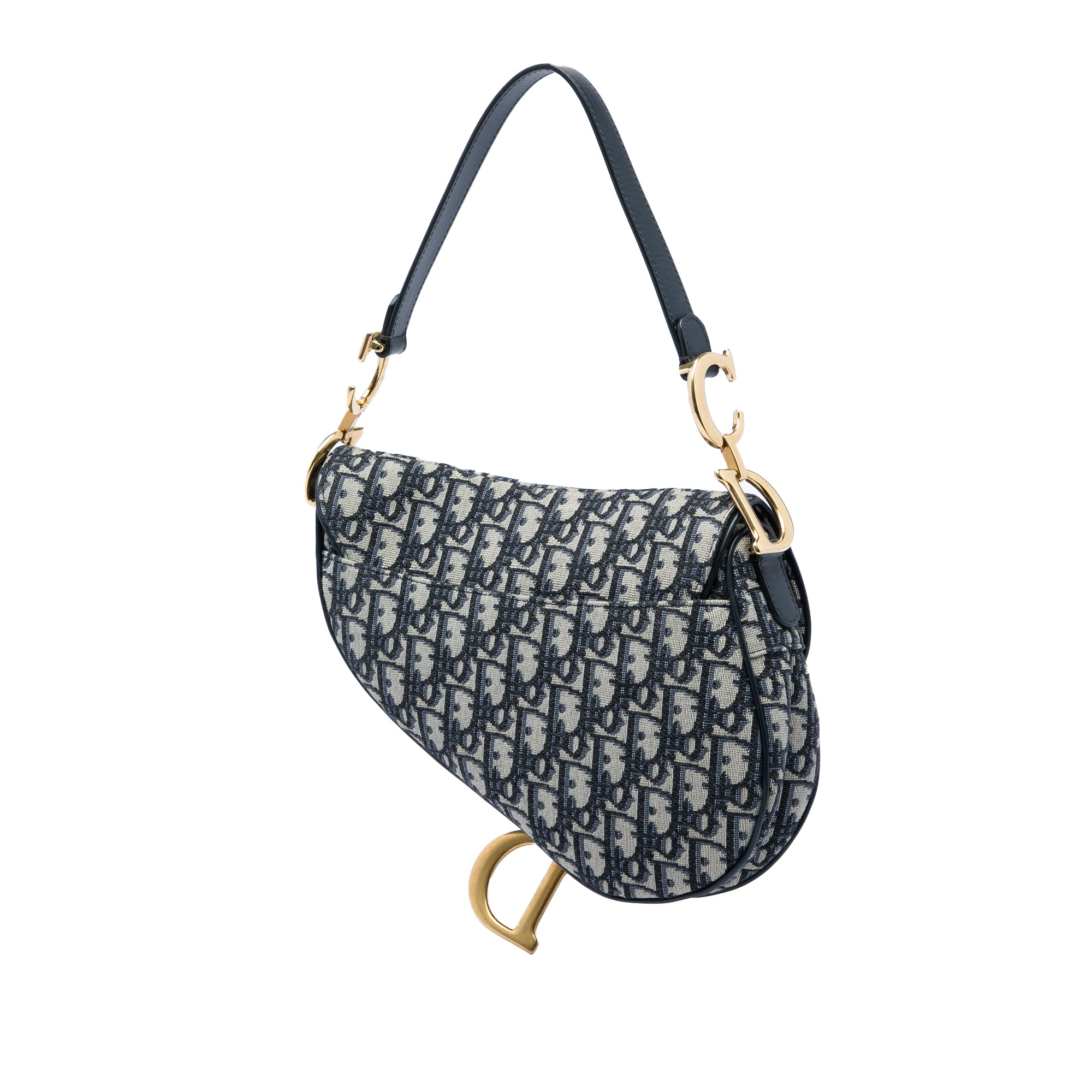 Dior Oblique Canvas Saddle Bag - image 2