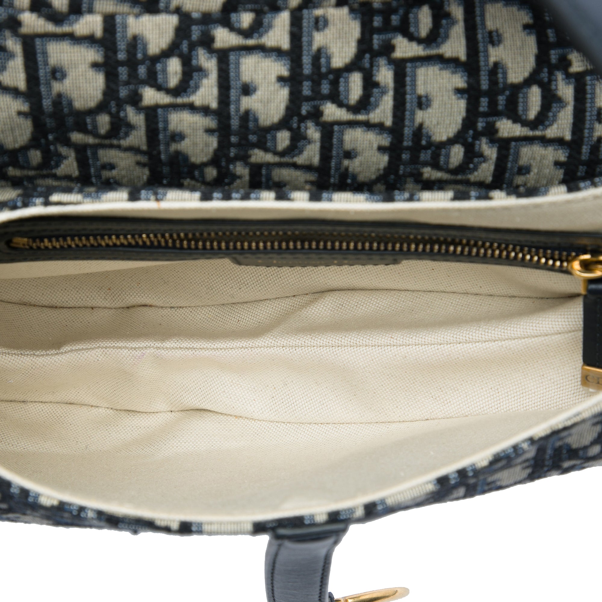 Dior Oblique Canvas Saddle Bag - image 4