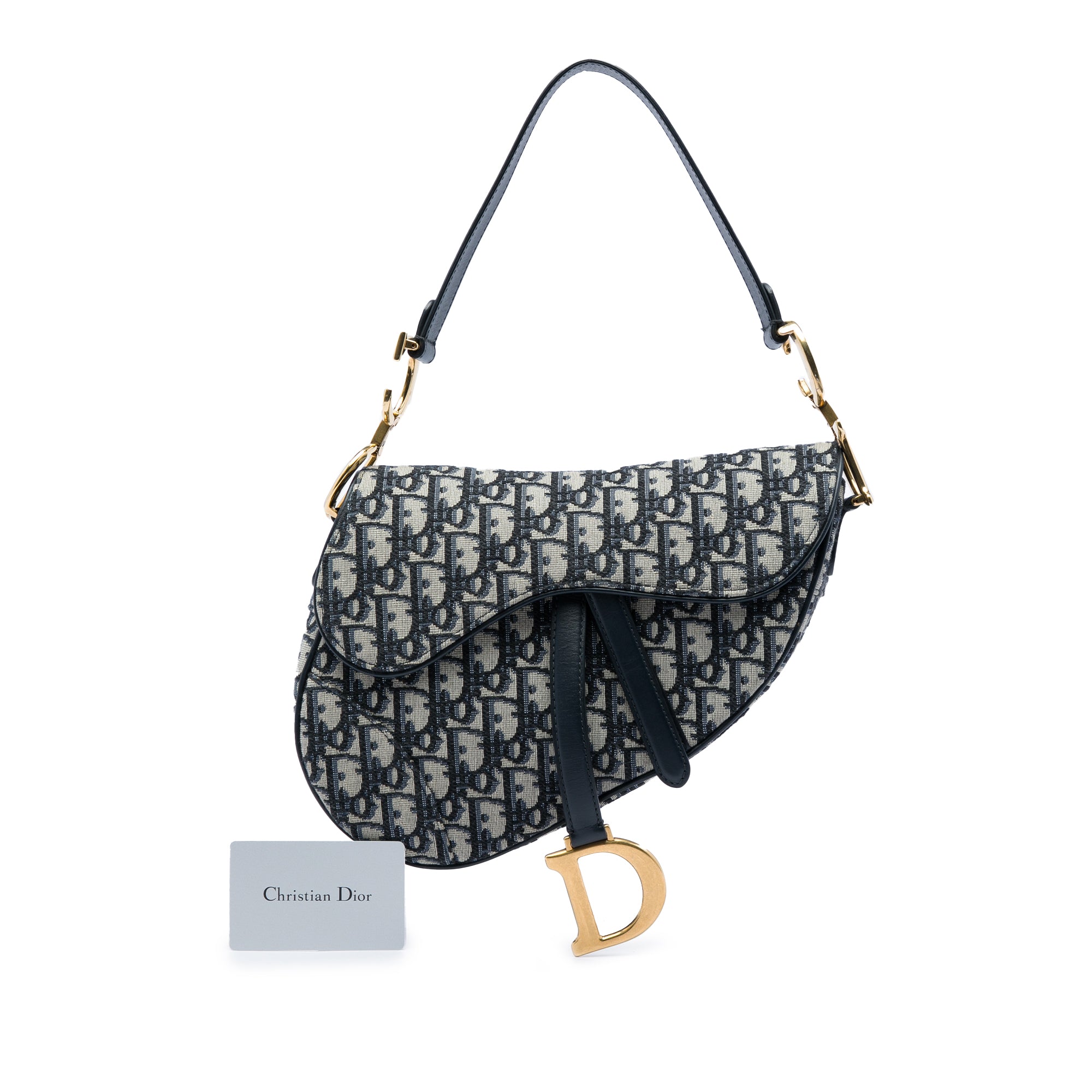 Dior Oblique Canvas Saddle Bag - image 6