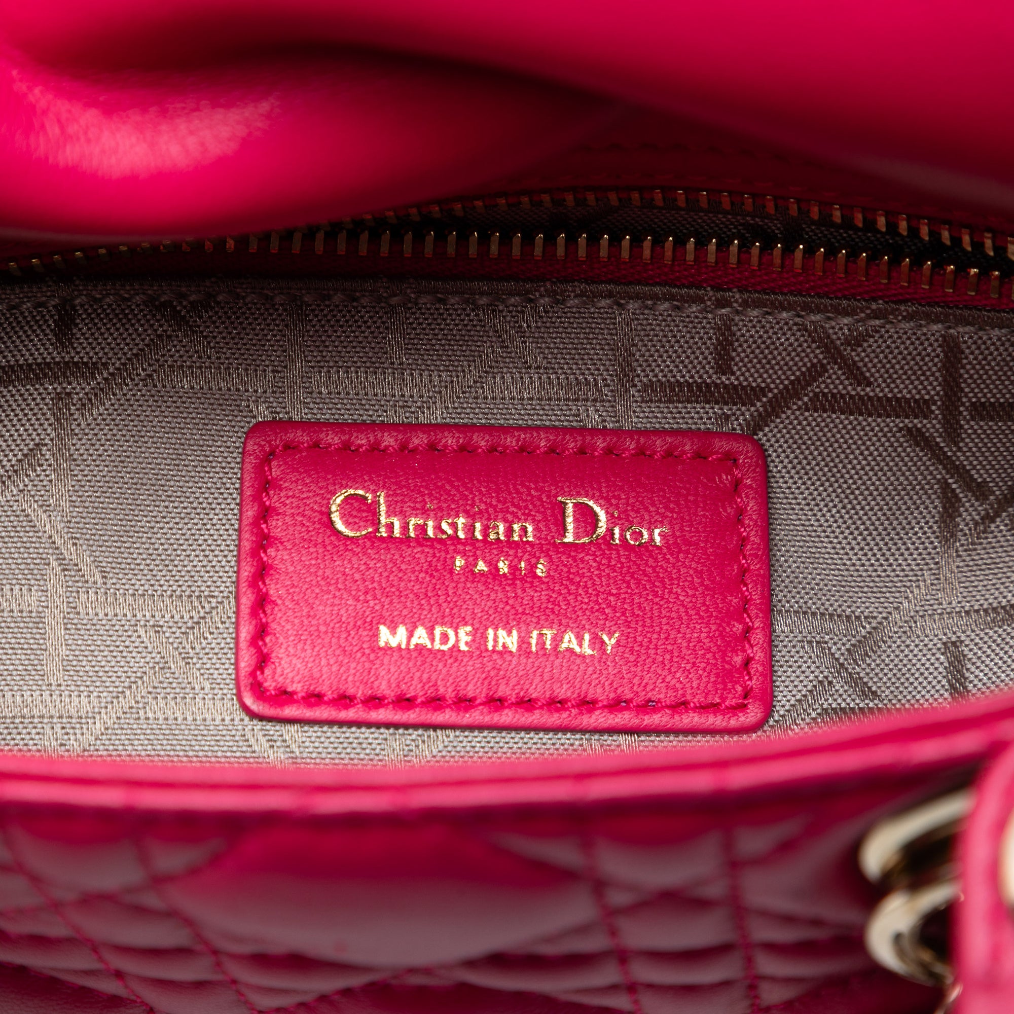 Dior Mini Lambskin Cannage Lady Dior - image 5