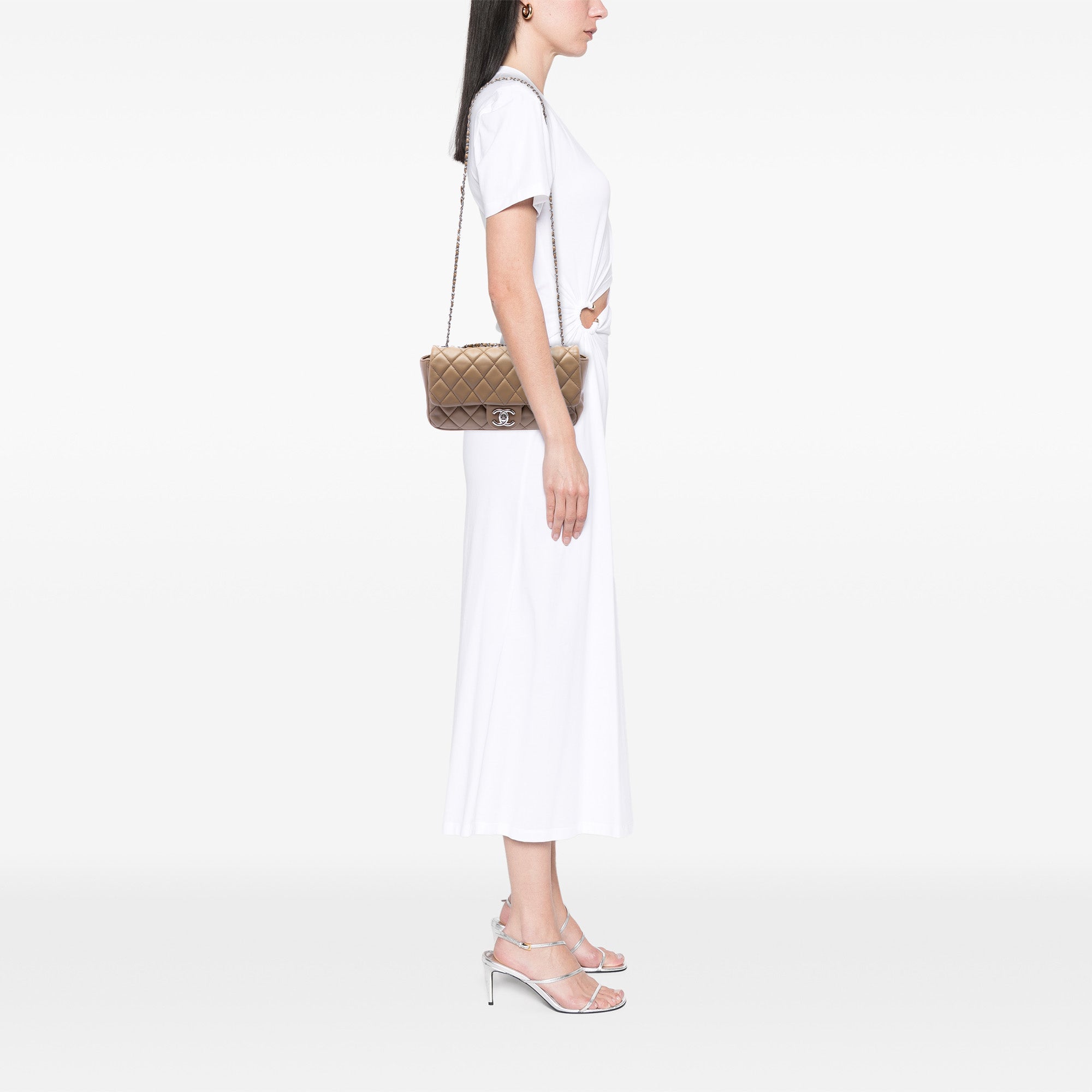 Chanel Medium Quilted Lambskin Coco Rain Flap - image 6