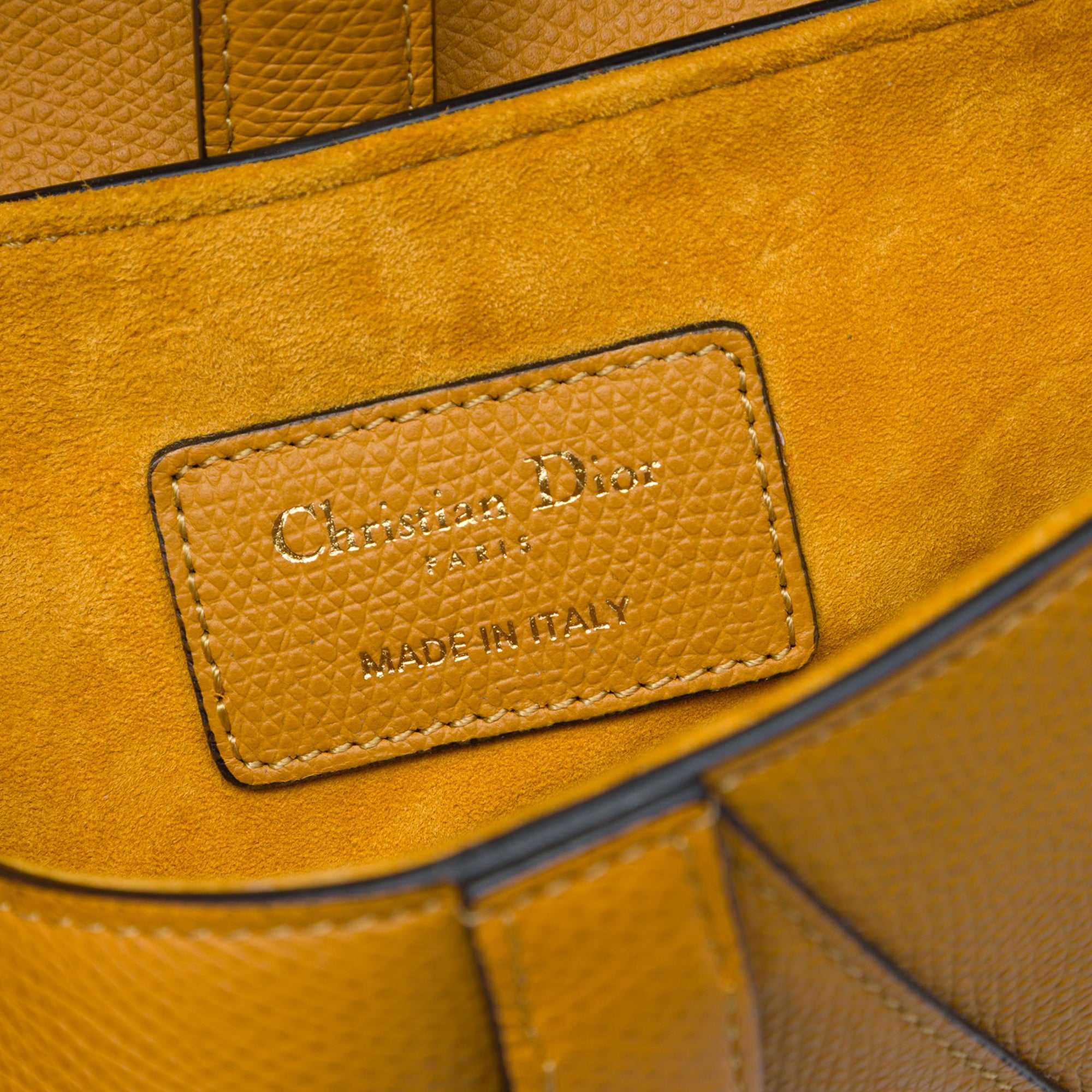 Dior Mini Grained Calfskin Saddle Bag - image 5