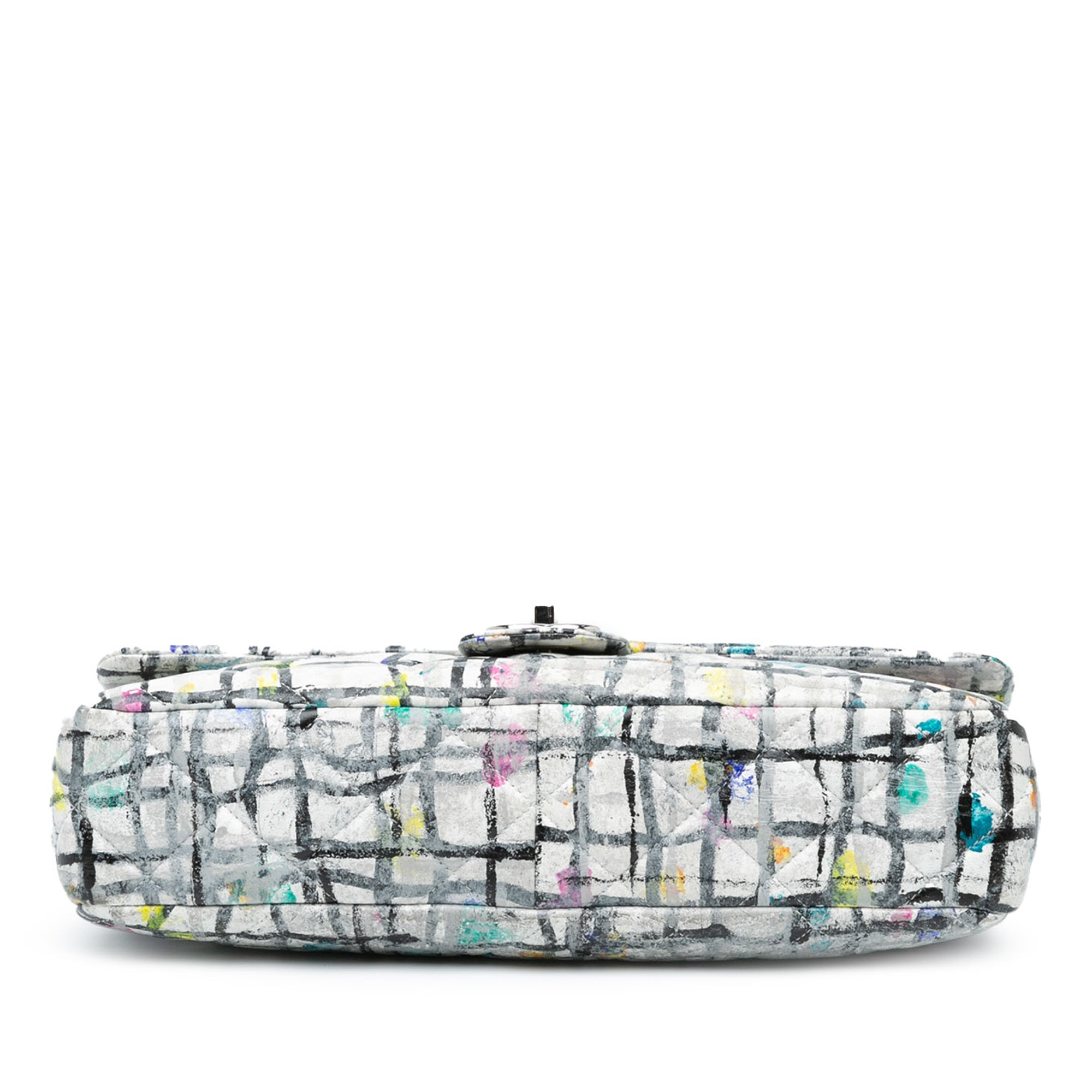 Chanel Medium Calfskin Hand Painted Graffiti Flap - image 3