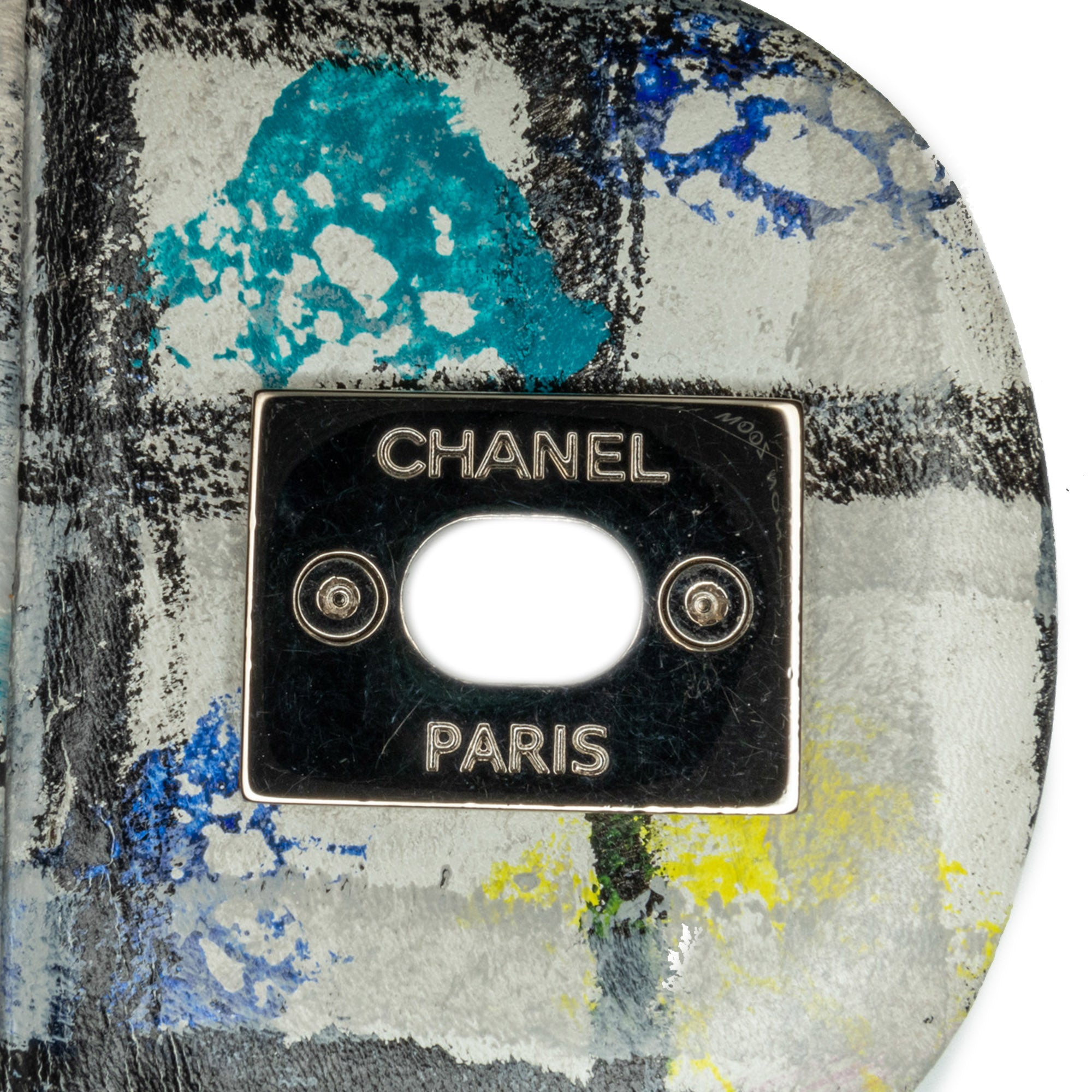 Chanel Medium Calfskin Hand Painted Graffiti Flap - image 5
