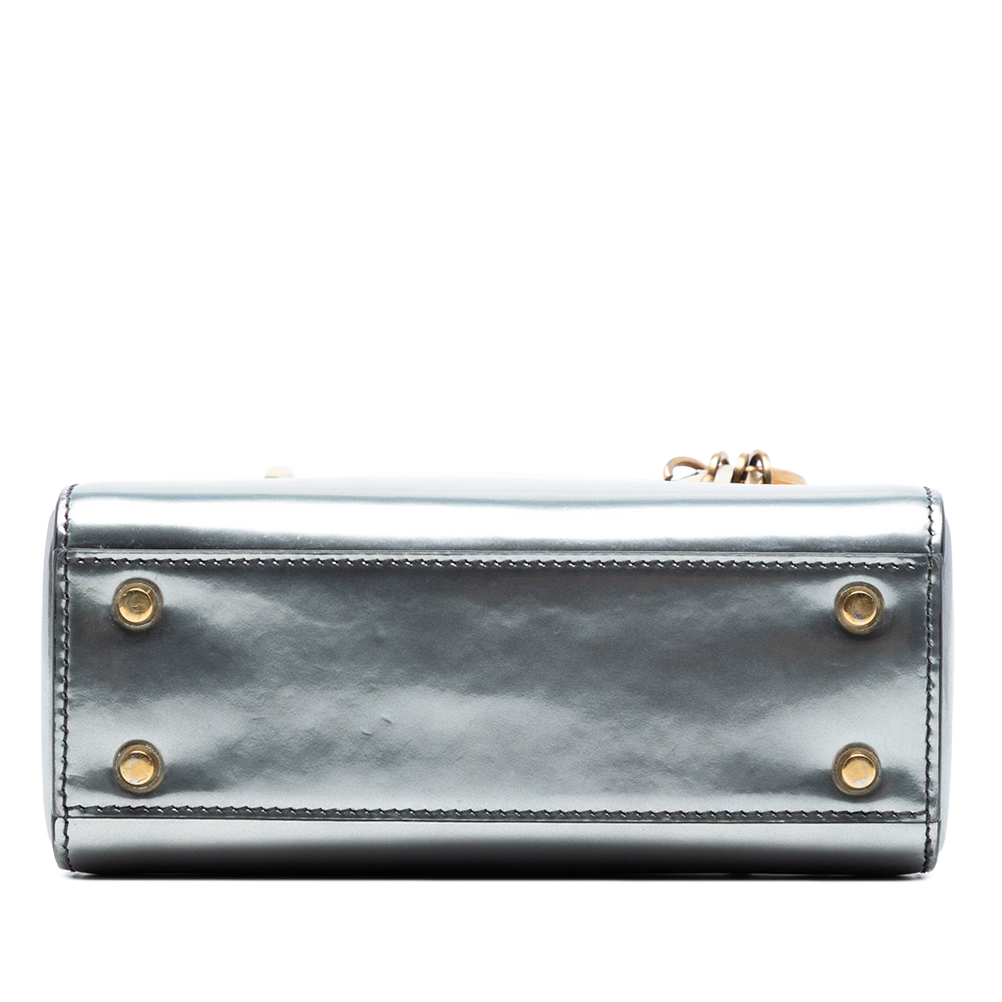Dior Mini Metallic Patent Lady Dior - image 3