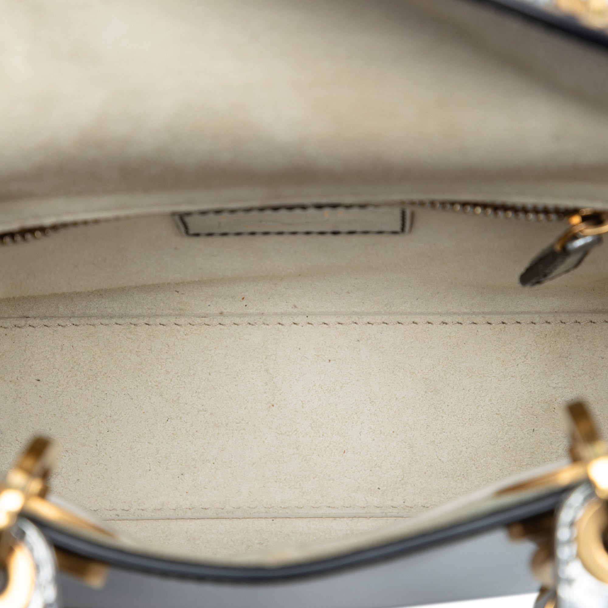Dior Mini Metallic Patent Lady Dior - image 4