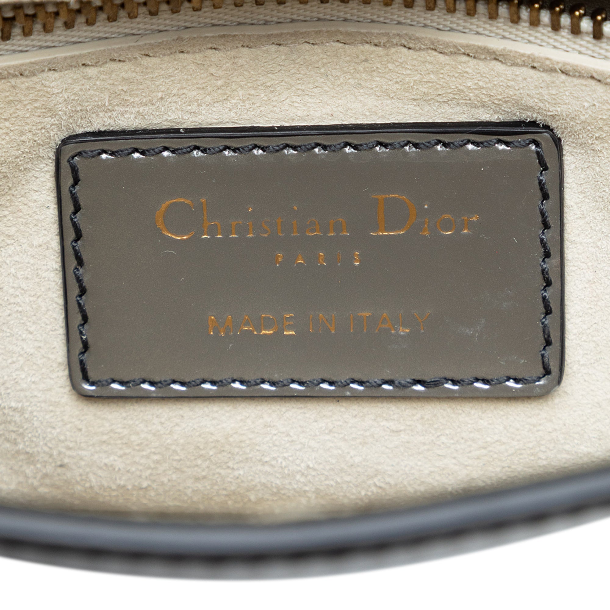 Dior Mini Metallic Patent Lady Dior - image 5