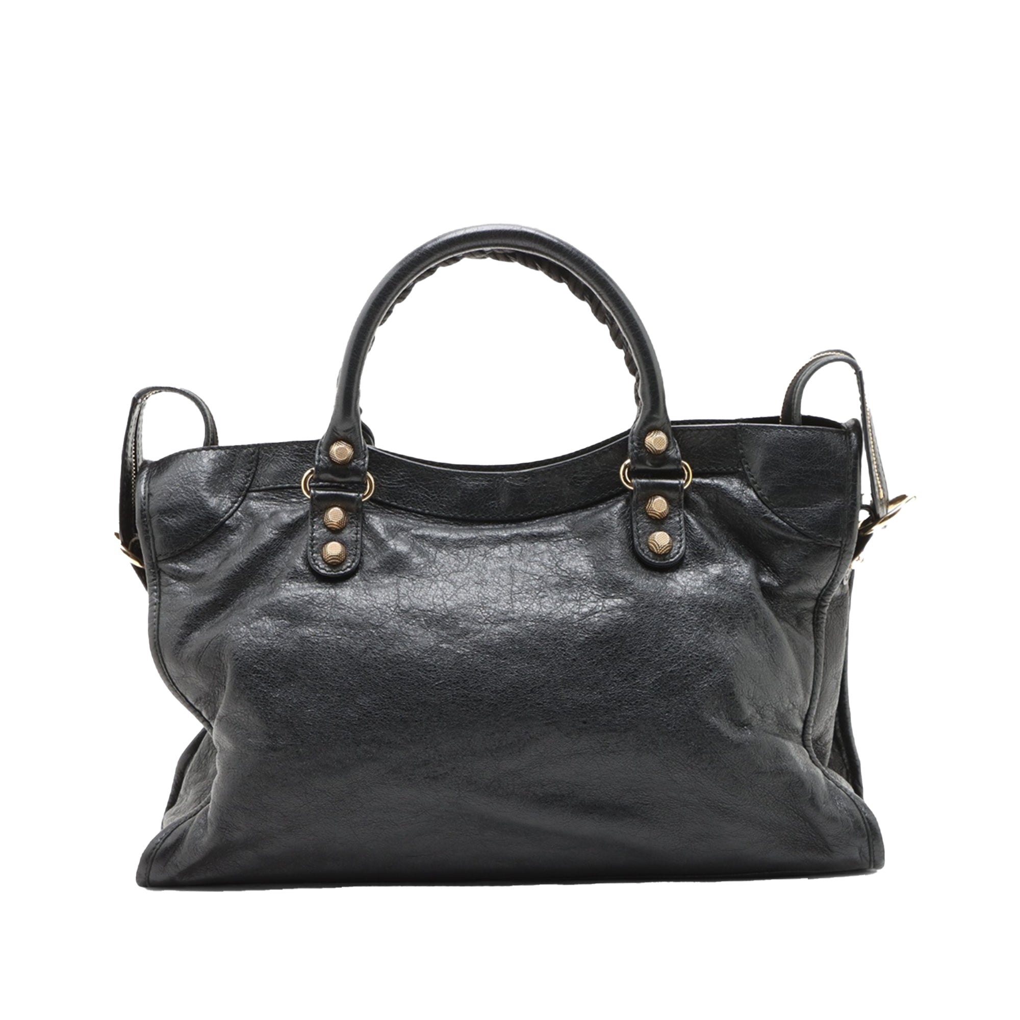 Balenciaga Lambskin Motocross Giant 21 Classic City Satchel - image 2