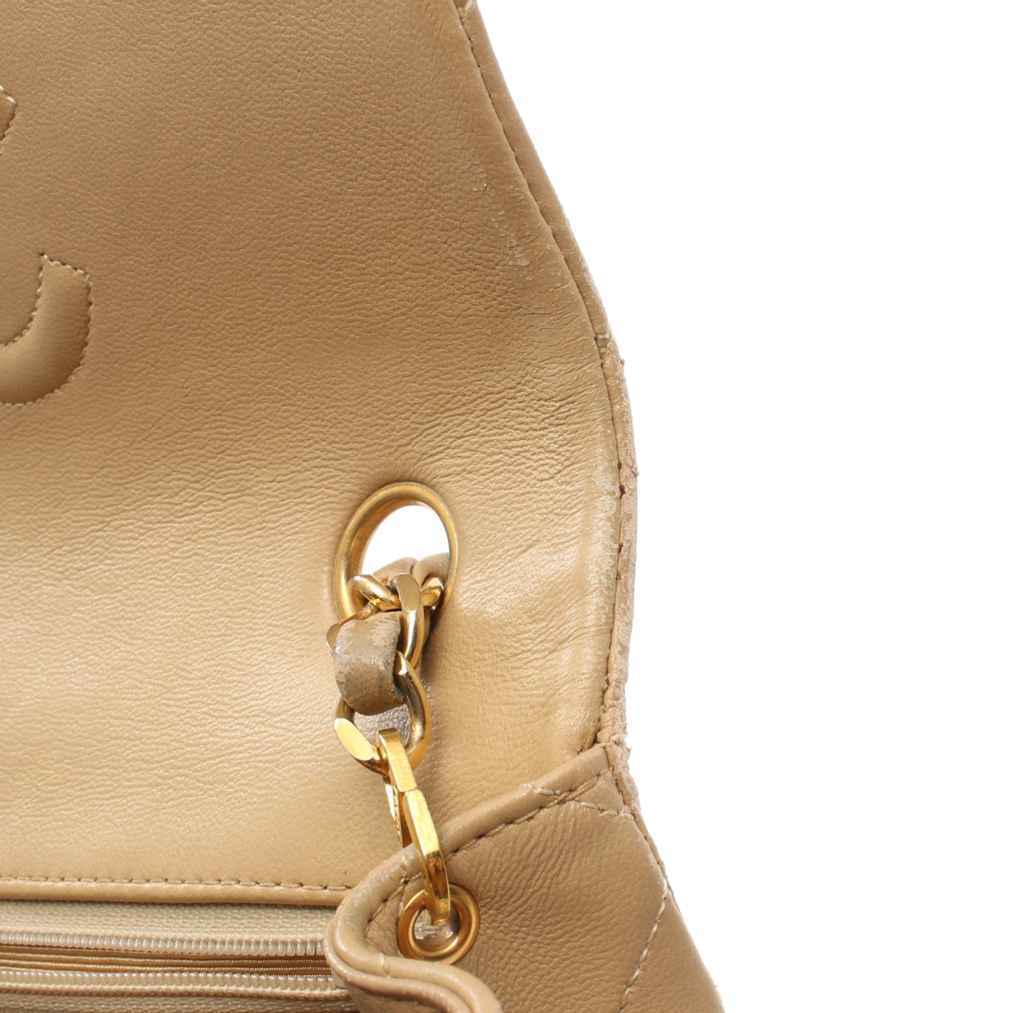 Chanel CC Quilted Lambskin Chain Flap - image 10