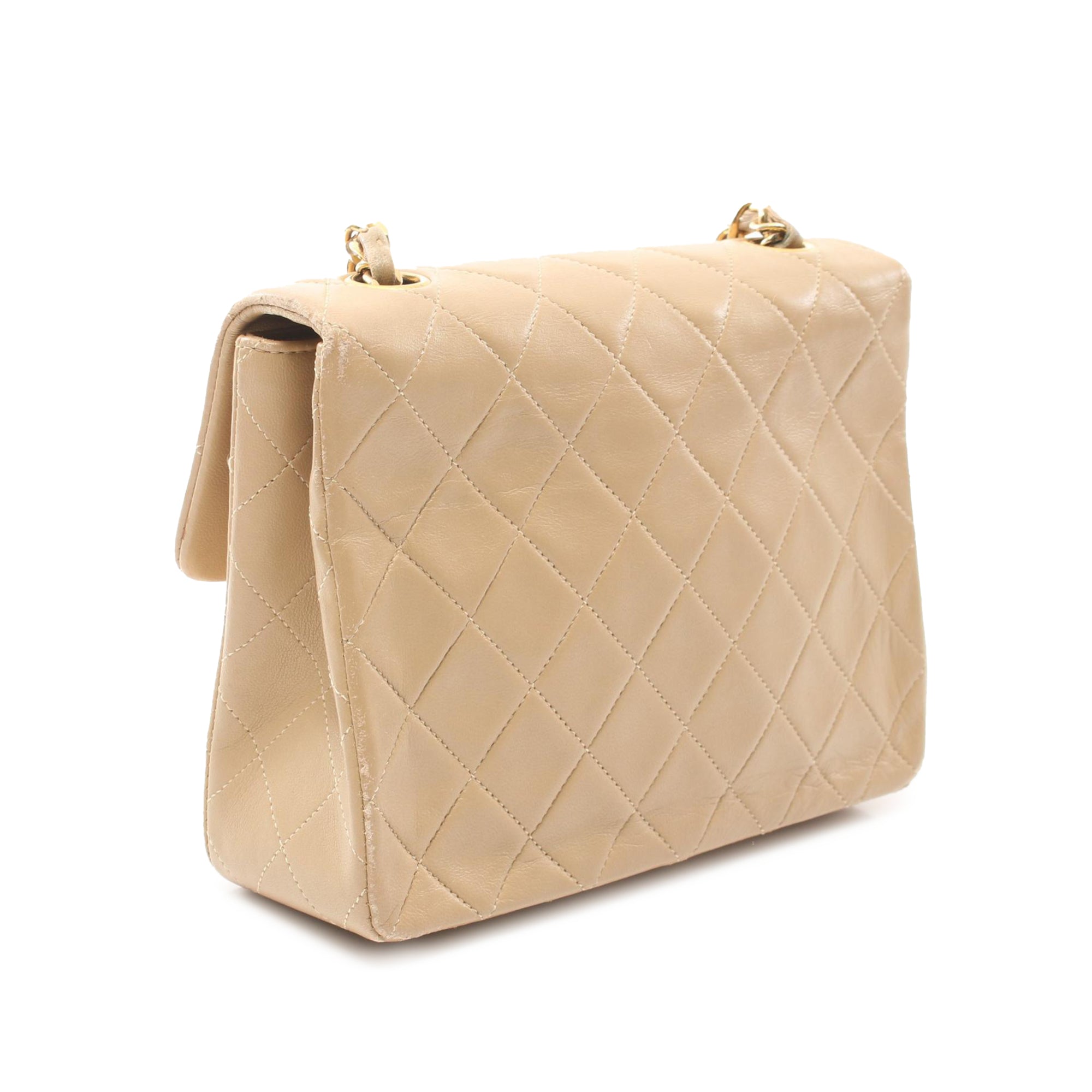Chanel CC Quilted Lambskin Chain Flap - image 2