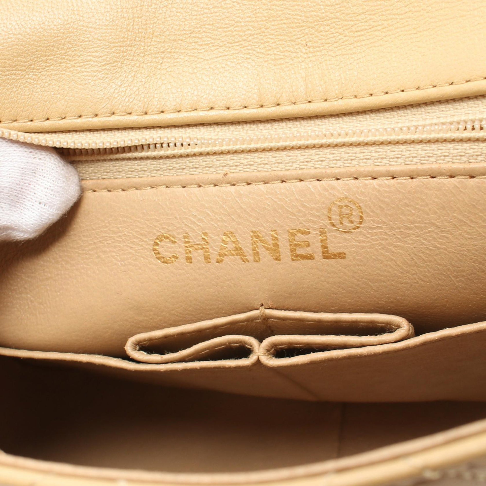 Chanel CC Quilted Lambskin Chain Flap - image 4