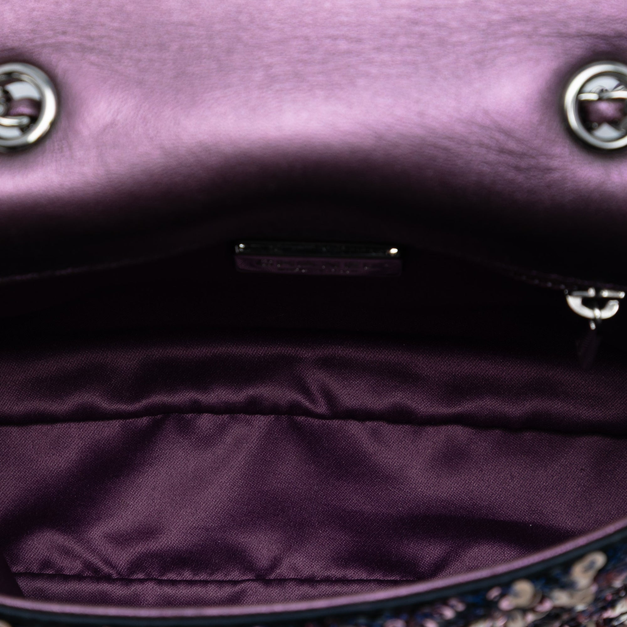 Chanel CC Quilted Lambskin Sequin Single Flap - image 4