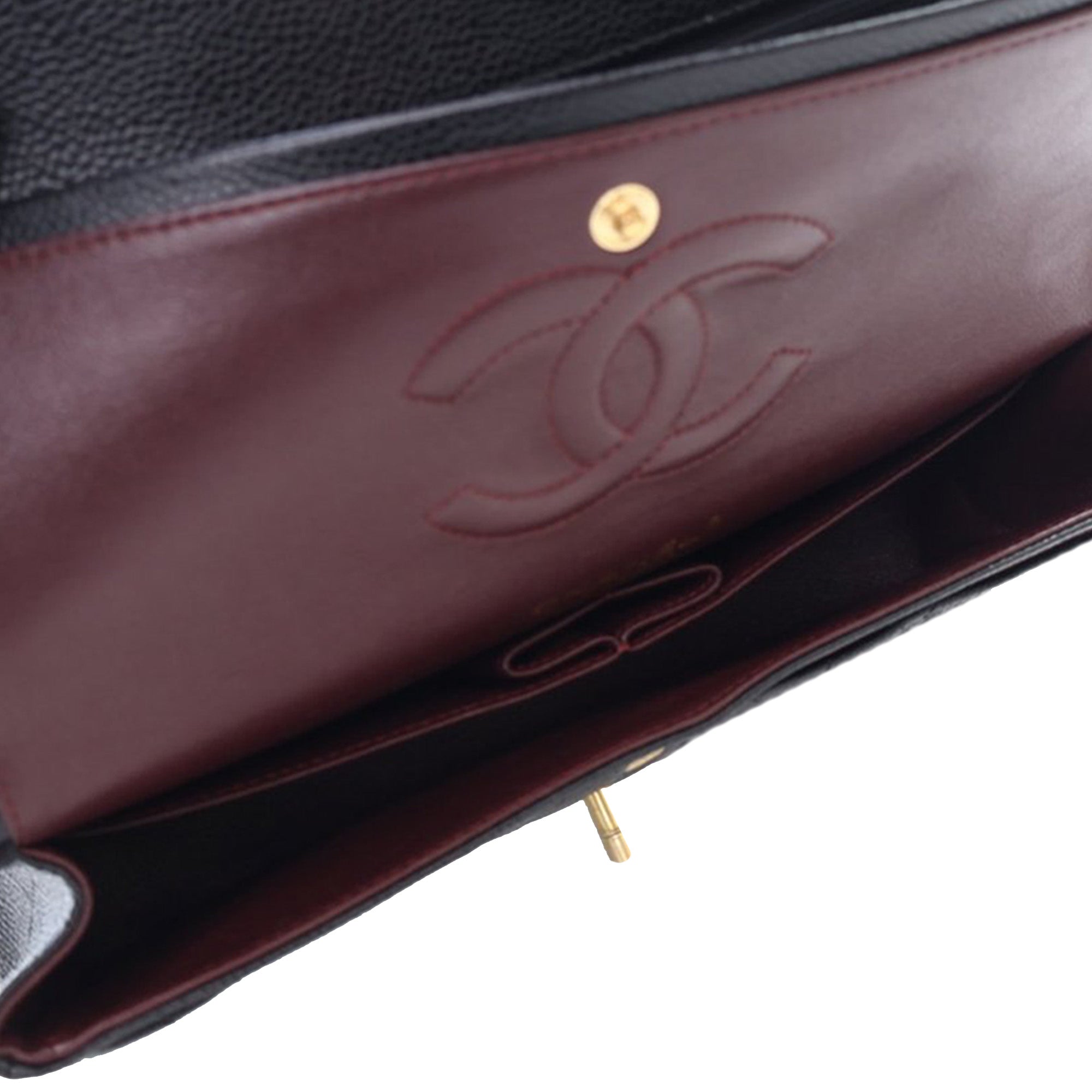 Chanel Medium Classic Caviar Double Flap - image 5