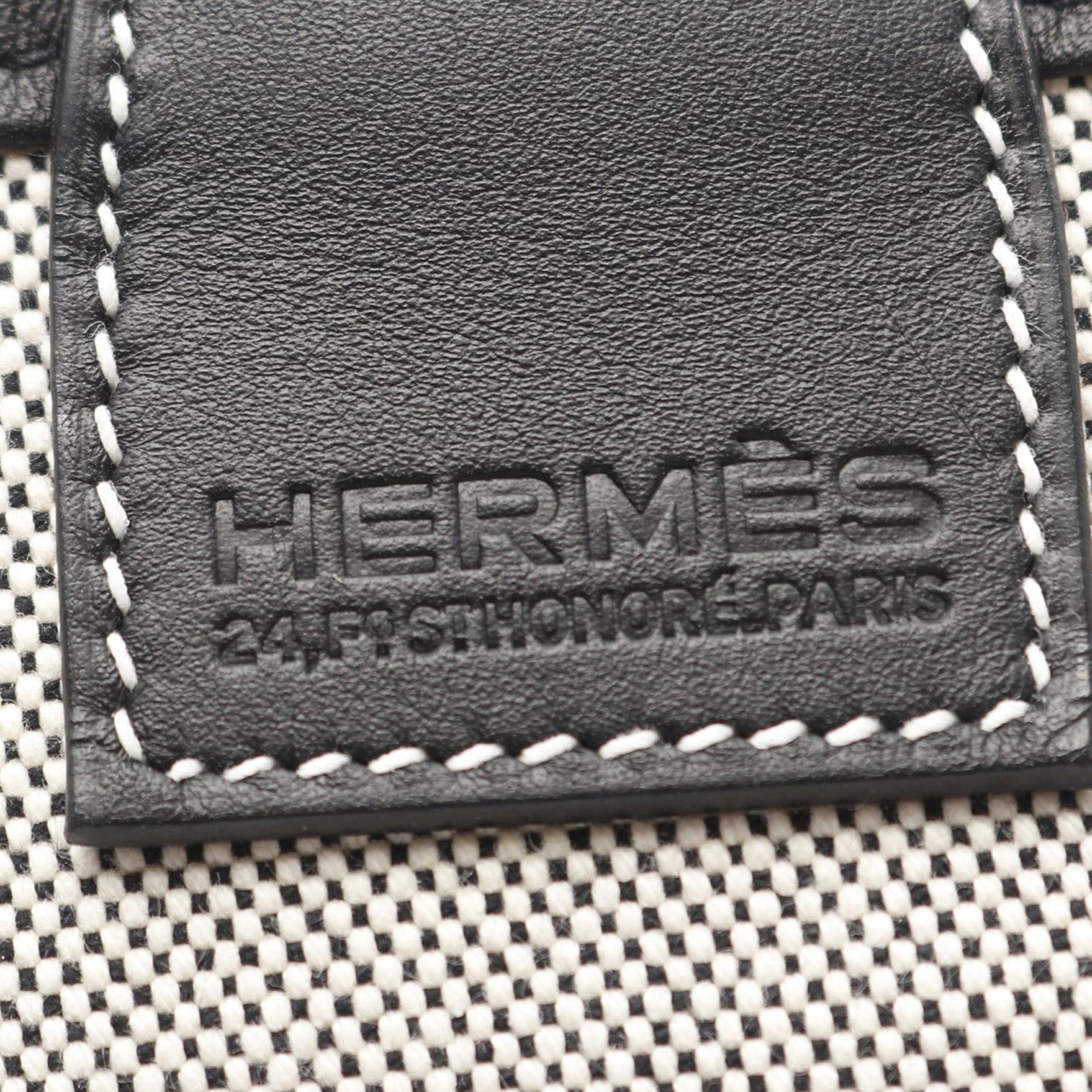 Hermès Toile Sac Steeple 25 - image 4