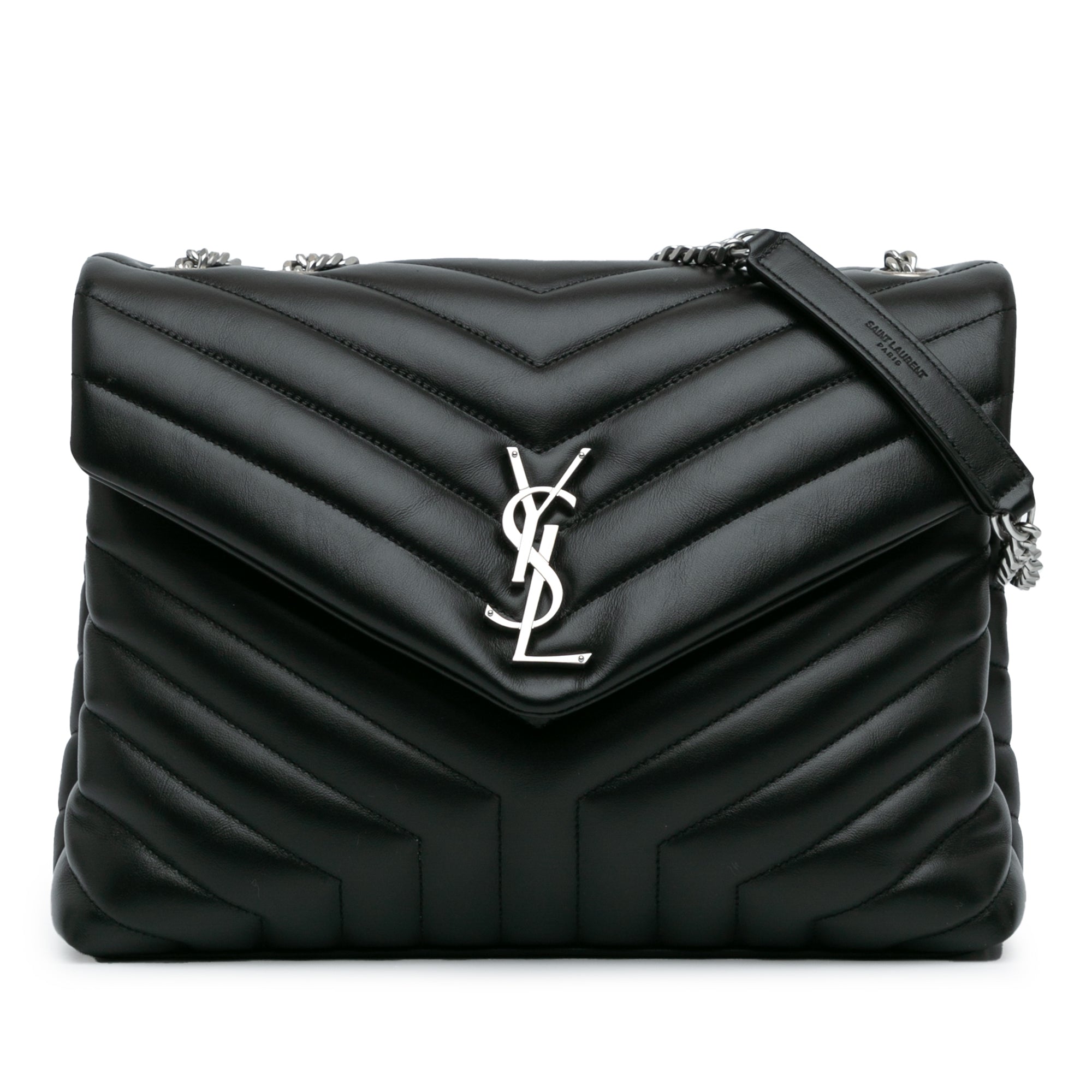 Saint Laurent Medium Matelasse Calfskin Monogram LouLou Shoulder Bag - image 1